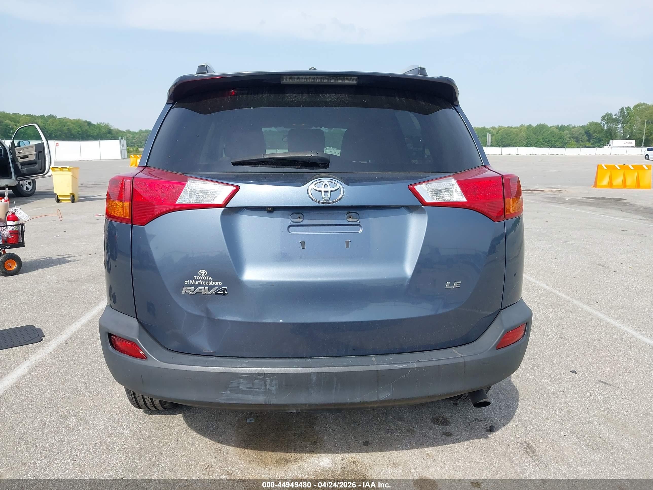 2013 Toyota Rav4 Le Blue vin: 2T3ZFREV7DW070806