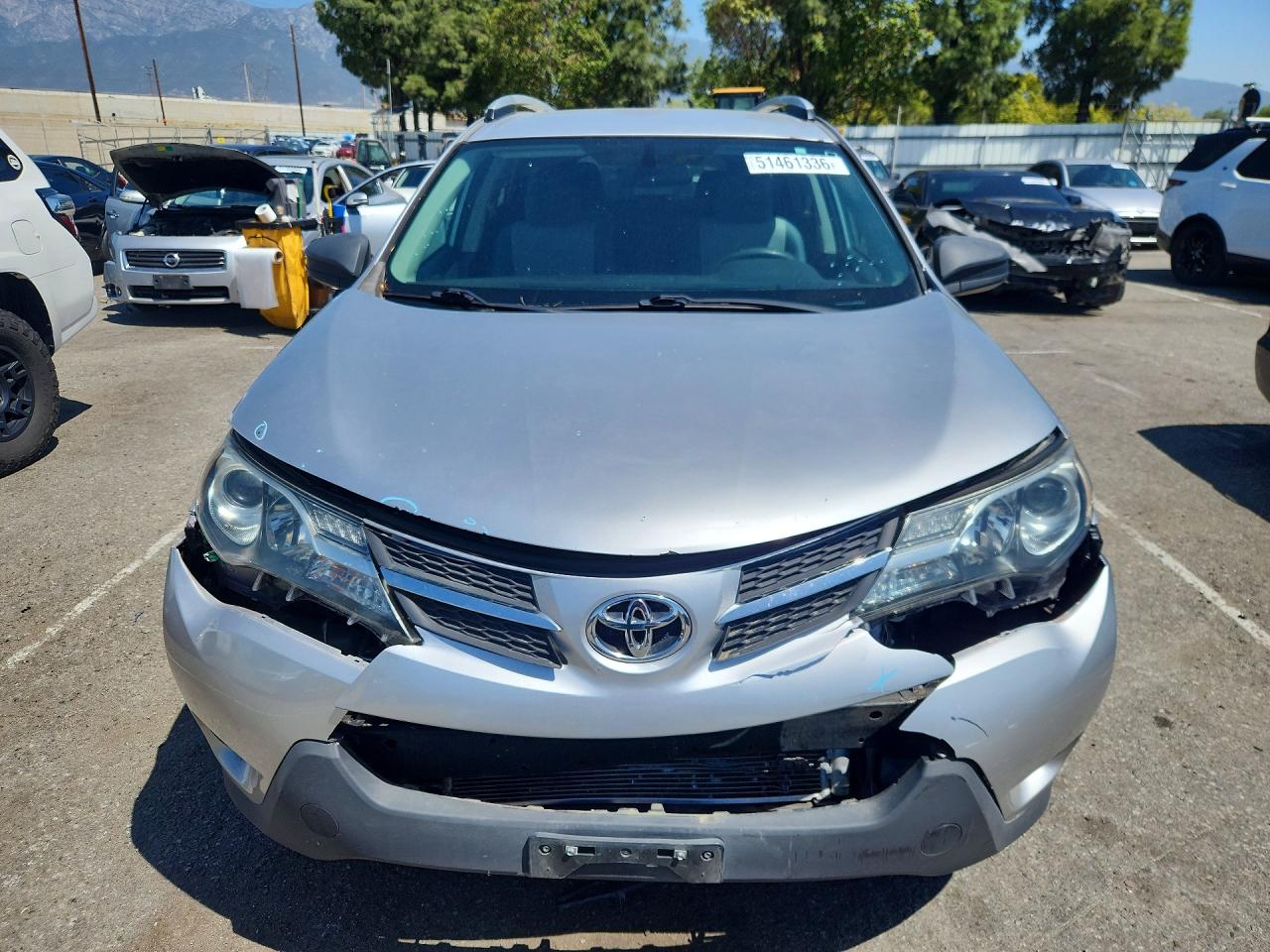 2014 Toyota Rav4 Le Серебряный vin: 2T3ZFREV7EW084626