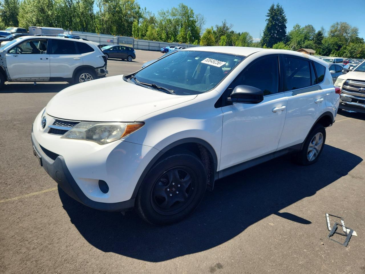 2014 Toyota Rav4 Le Белый vin: 2T3ZFREV7EW111338