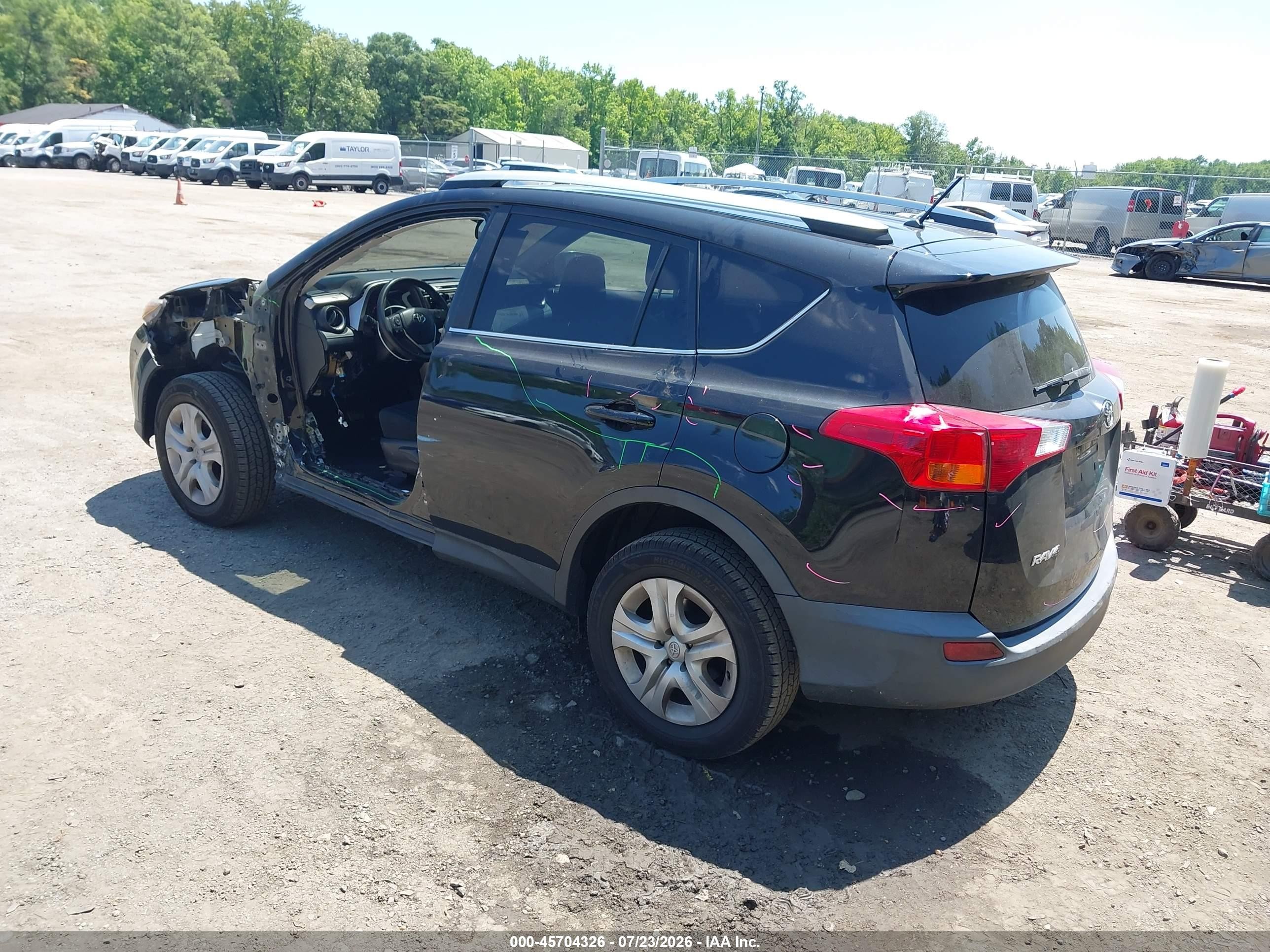 2015 Toyota Rav4 Le Black vin: 2T3ZFREV7FW136225