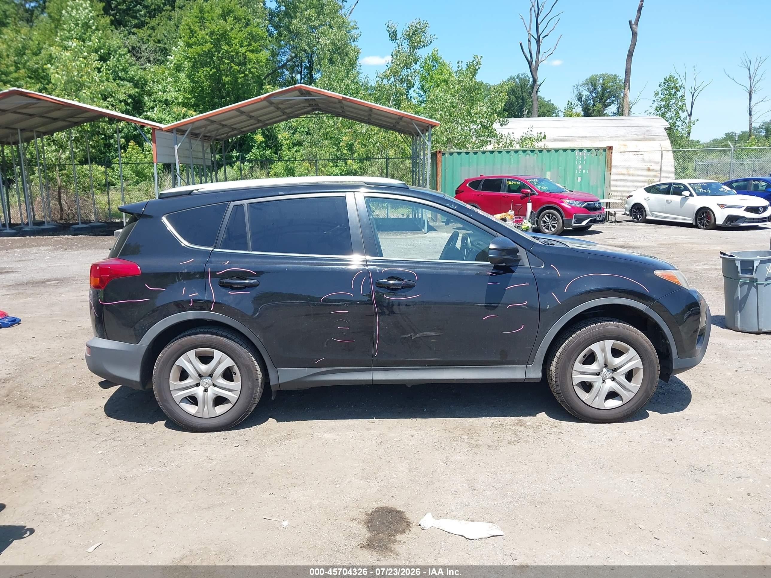 2015 Toyota Rav4 Le Black vin: 2T3ZFREV7FW136225