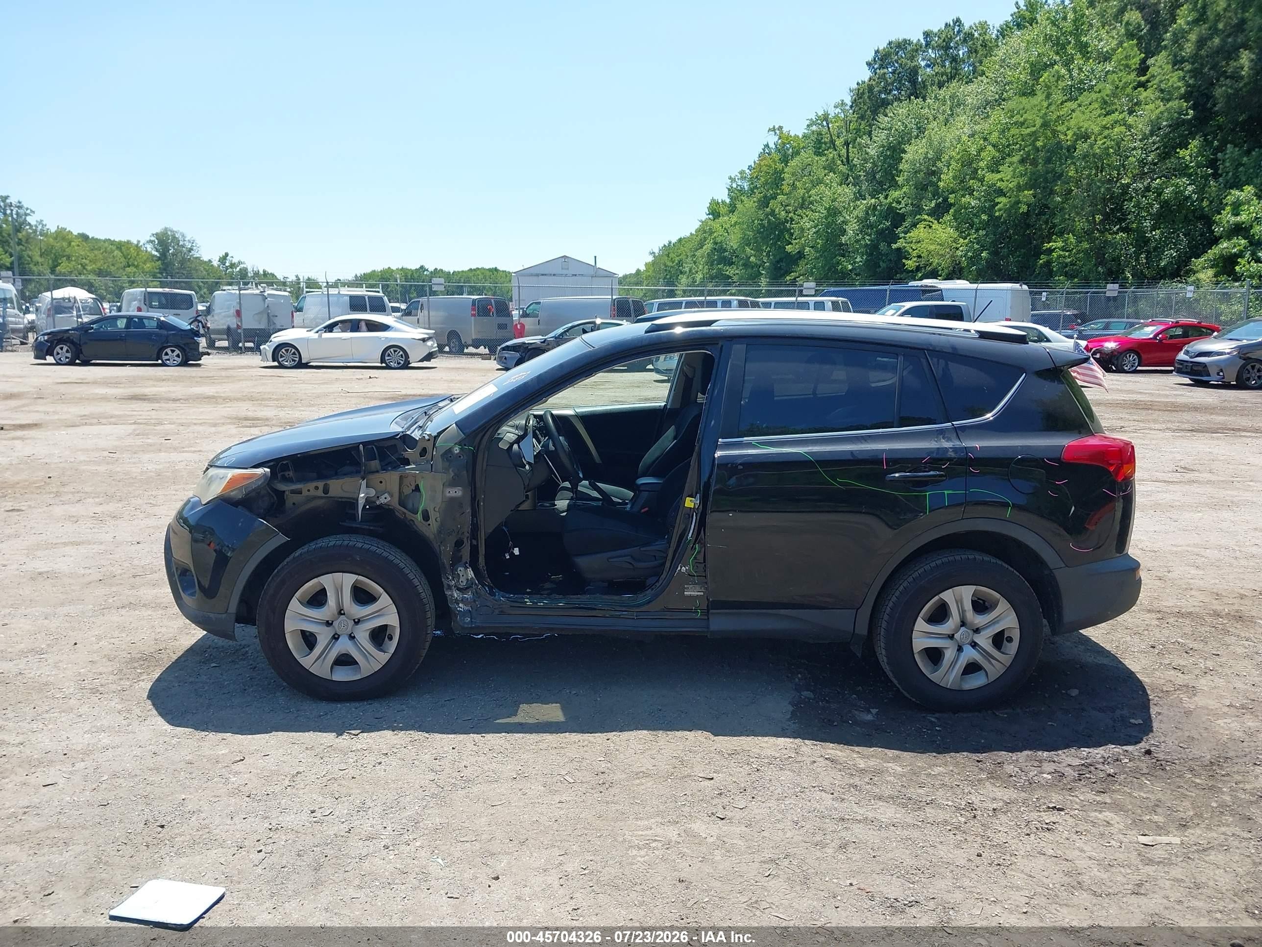 2015 Toyota Rav4 Le Black vin: 2T3ZFREV7FW136225