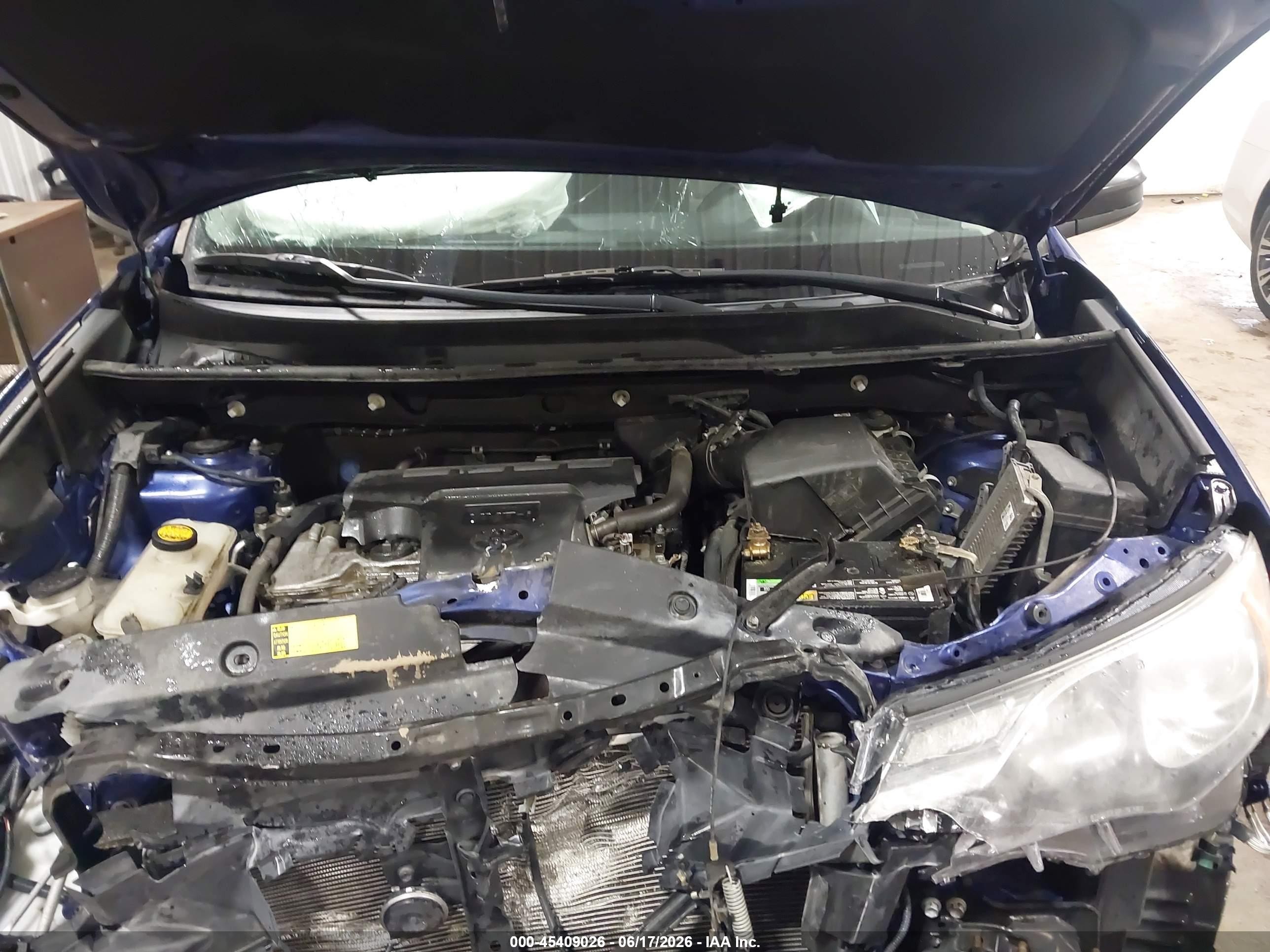 2015 Toyota Rav4 Le Синий vin: 2T3ZFREV7FW178734