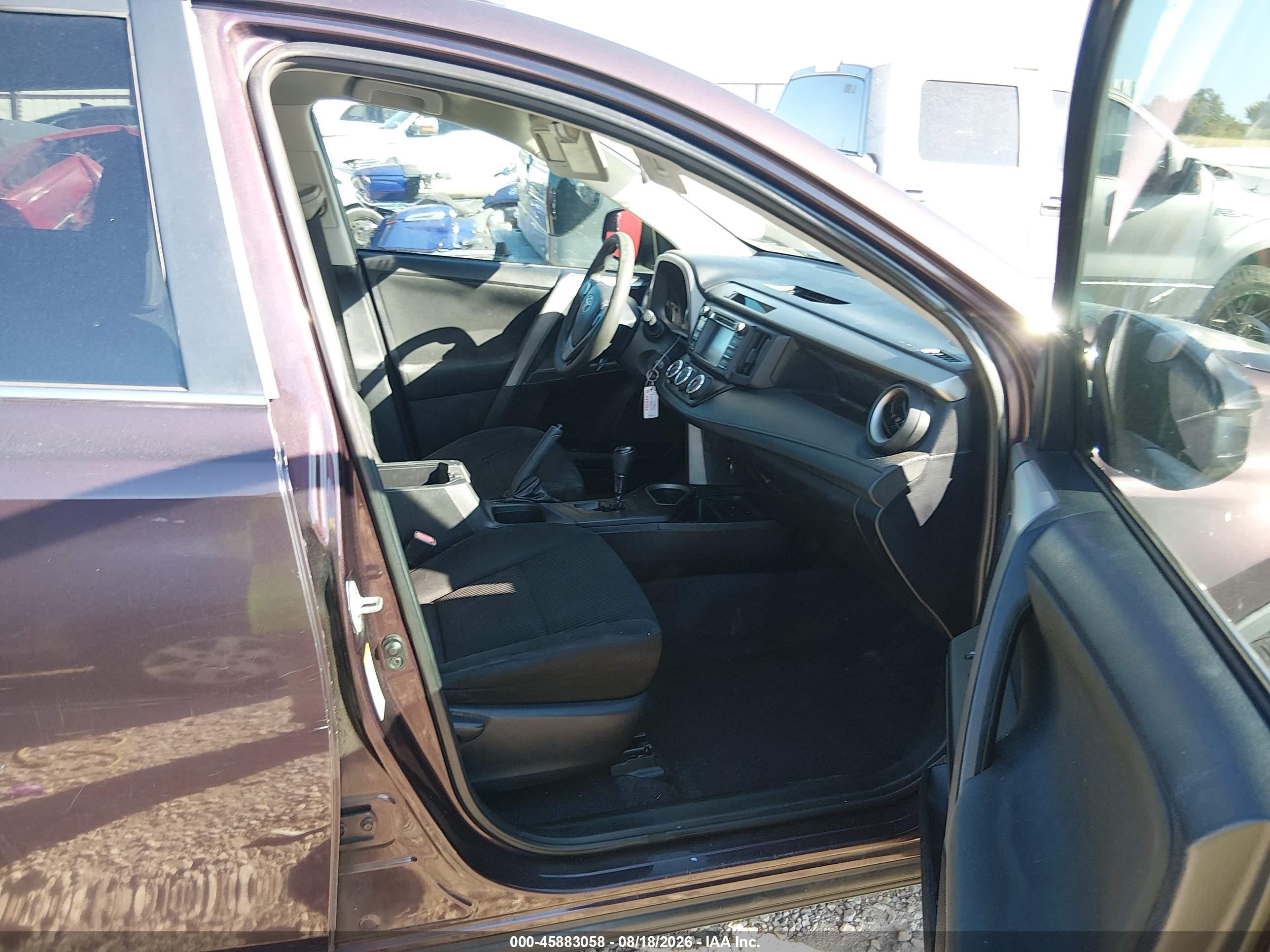 2016 Toyota Rav4 Le Black vin: 2T3ZFREV7GW278656