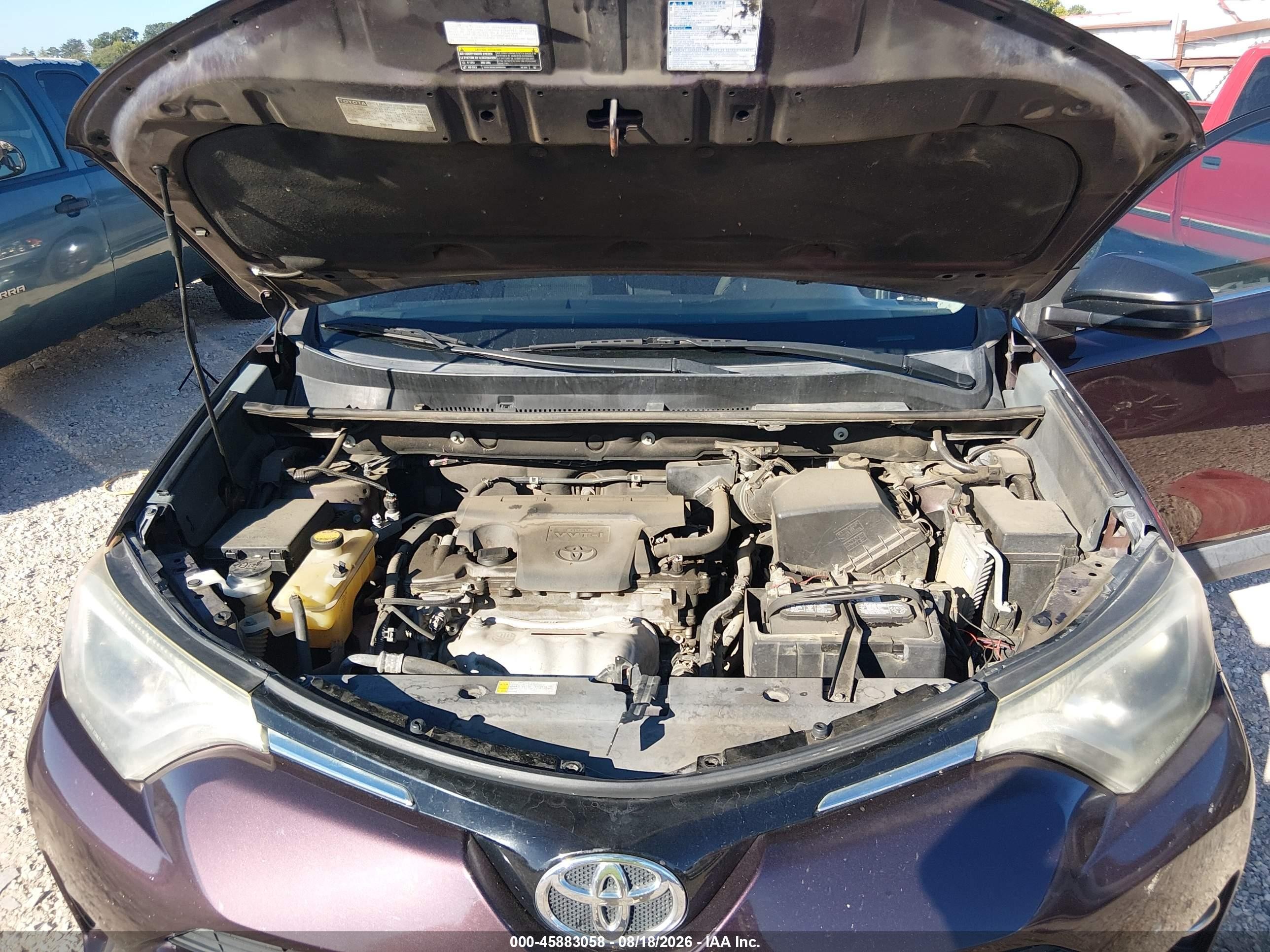 2016 Toyota Rav4 Le Black vin: 2T3ZFREV7GW278656