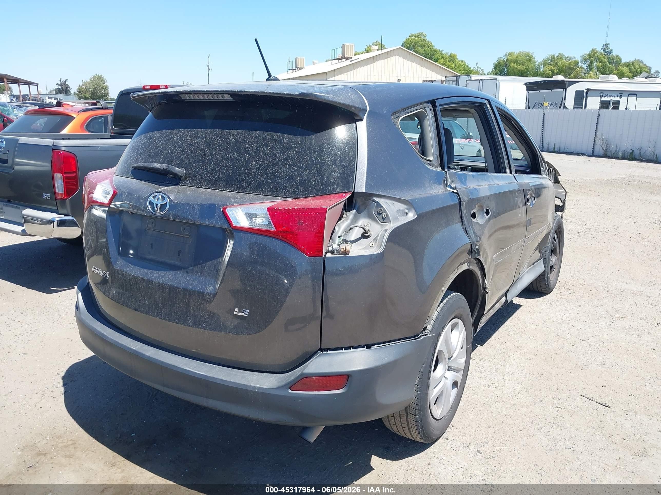 2013 Toyota Rav4 Le Gray vin: 2T3ZFREV8DW005463