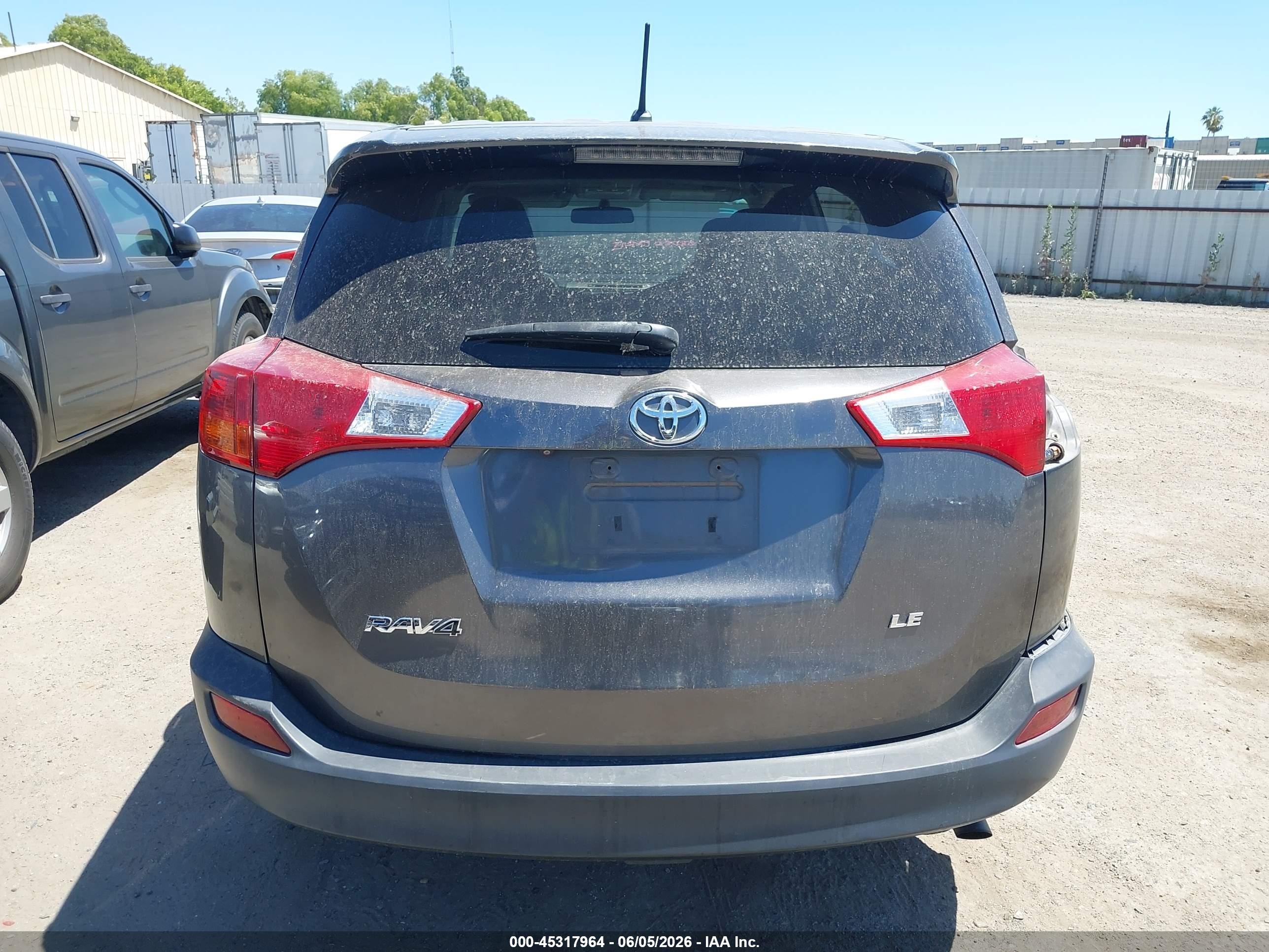 2013 Toyota Rav4 Le Gray vin: 2T3ZFREV8DW005463