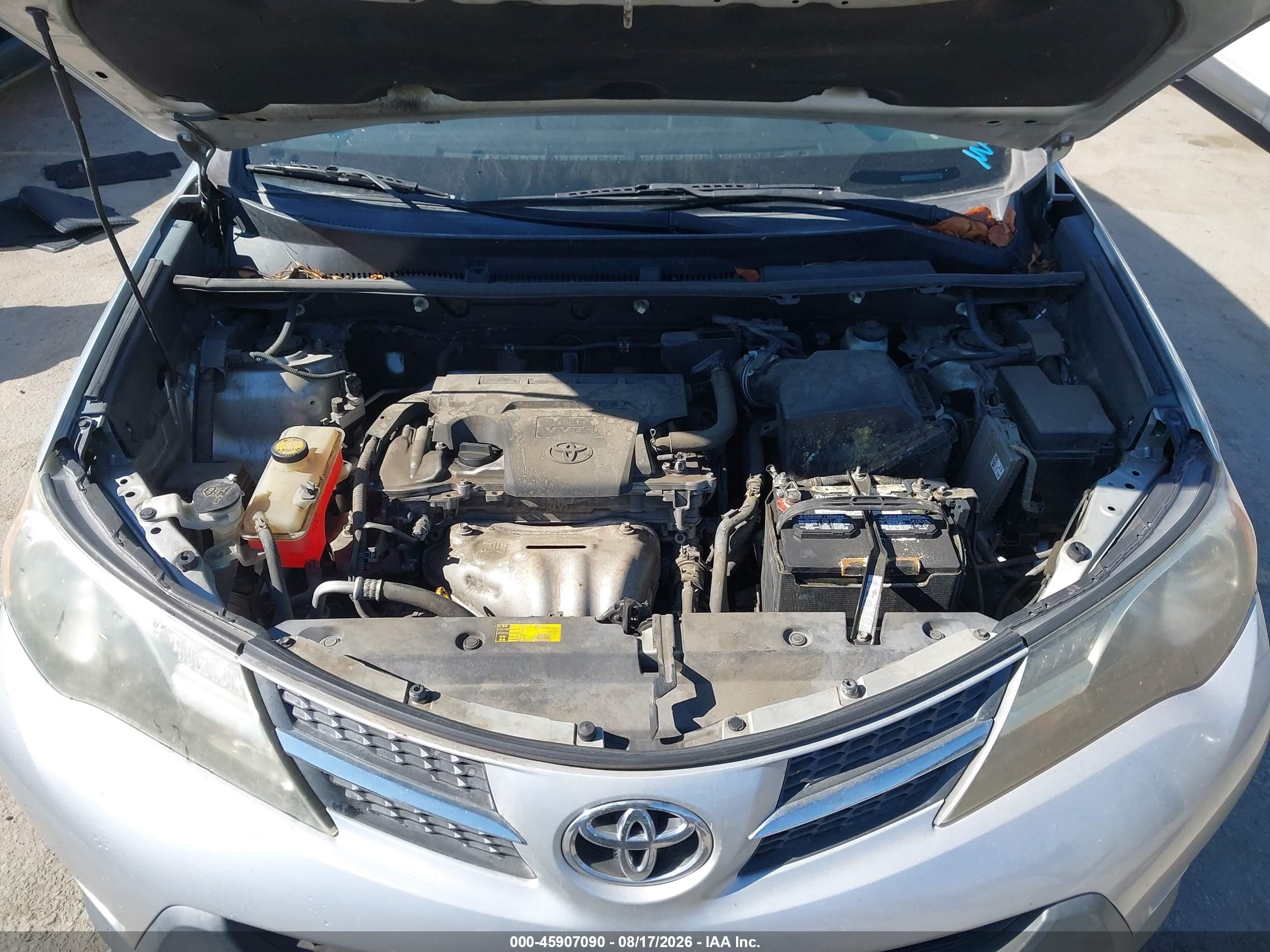 2013 Toyota Rav4 Le Silver vin: 2T3ZFREV8DW005754