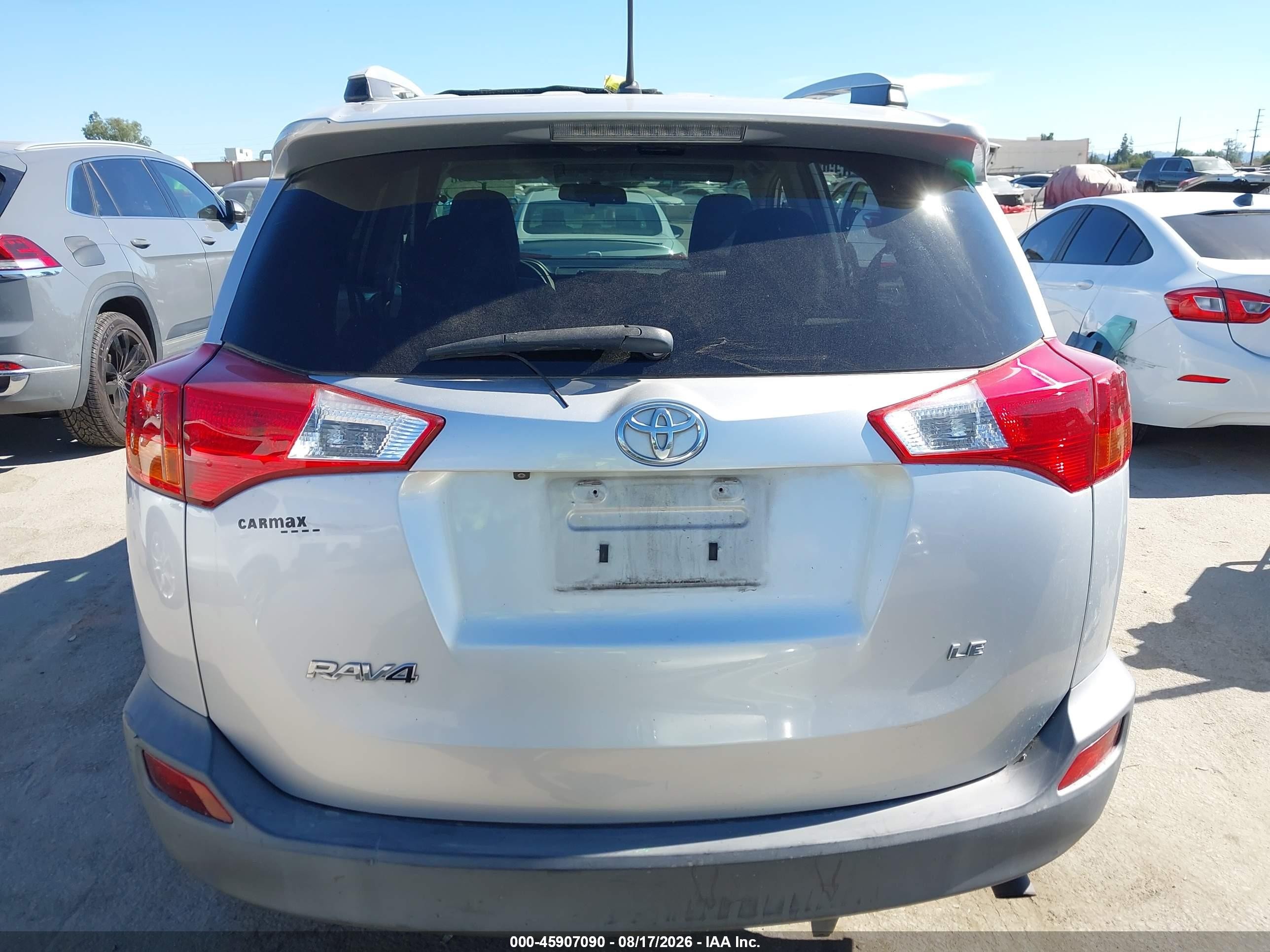 2013 Toyota Rav4 Le Silver vin: 2T3ZFREV8DW005754
