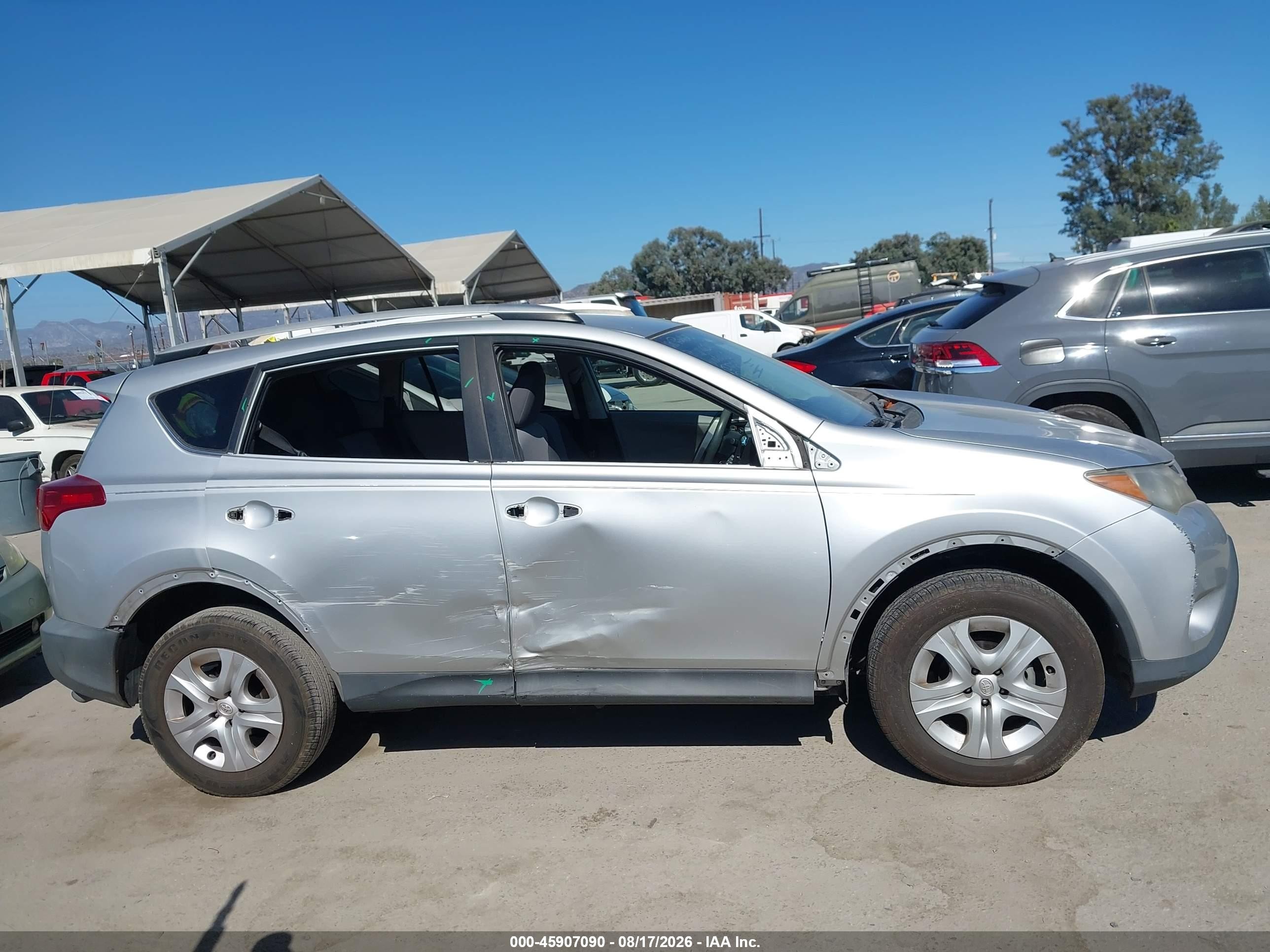 2013 Toyota Rav4 Le Silver vin: 2T3ZFREV8DW005754