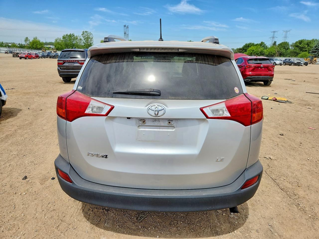 2013 Toyota Rav4 Le Silver vin: 2T3ZFREV8DW017564