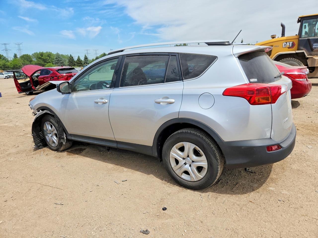 2013 Toyota Rav4 Le Silver vin: 2T3ZFREV8DW017564