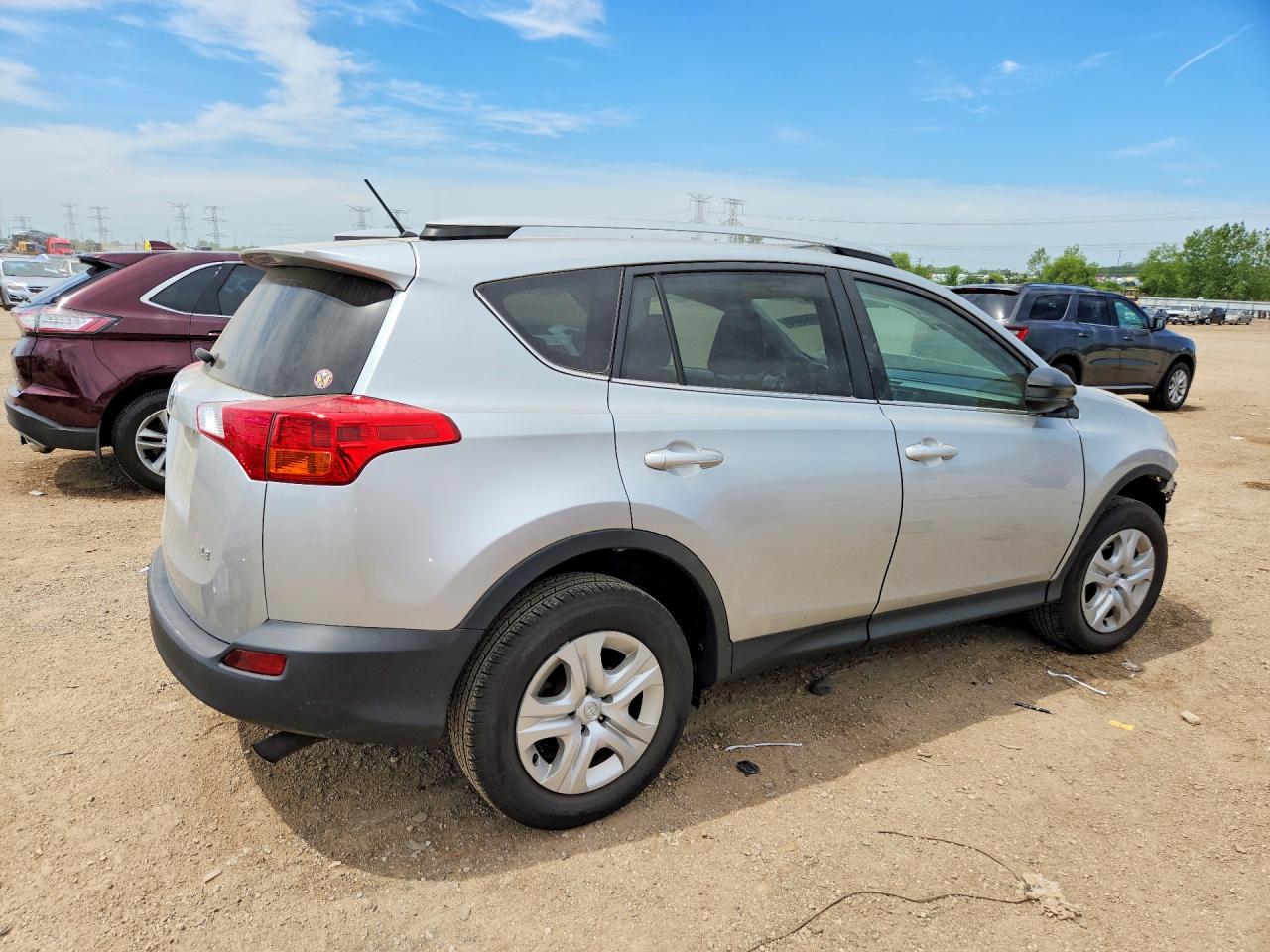 2013 Toyota Rav4 Le Silver vin: 2T3ZFREV8DW017564