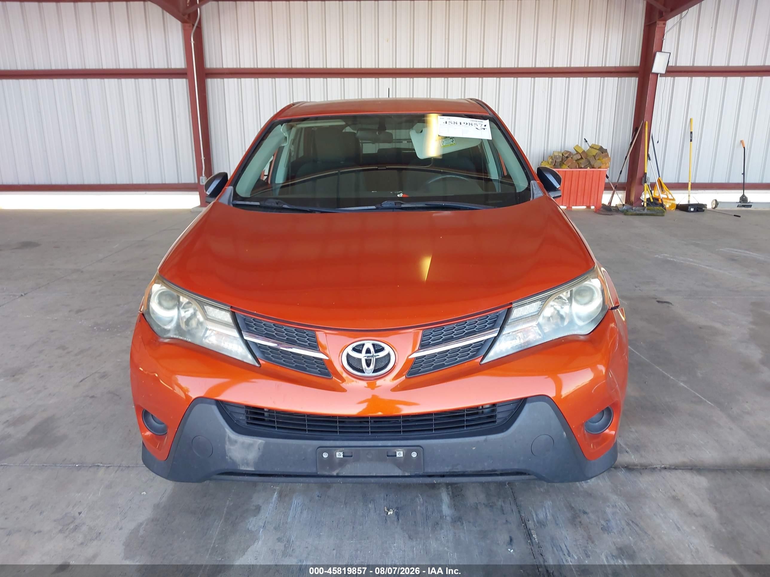 2015 Toyota Rav4 Le Orange vin: 2T3ZFREV8FW141711