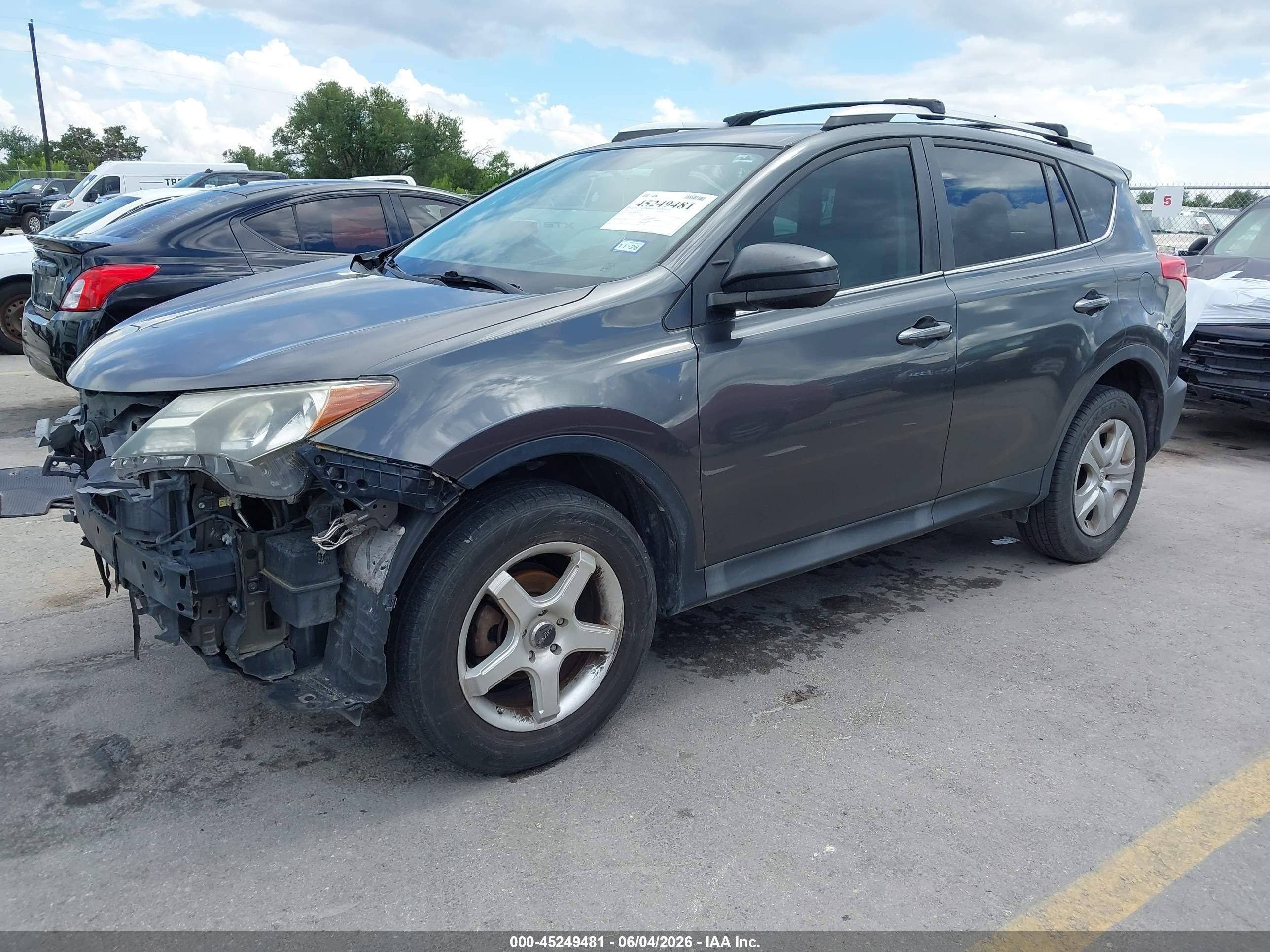 2015 Toyota Rav4 Le Gray vin: 2T3ZFREV8FW151722