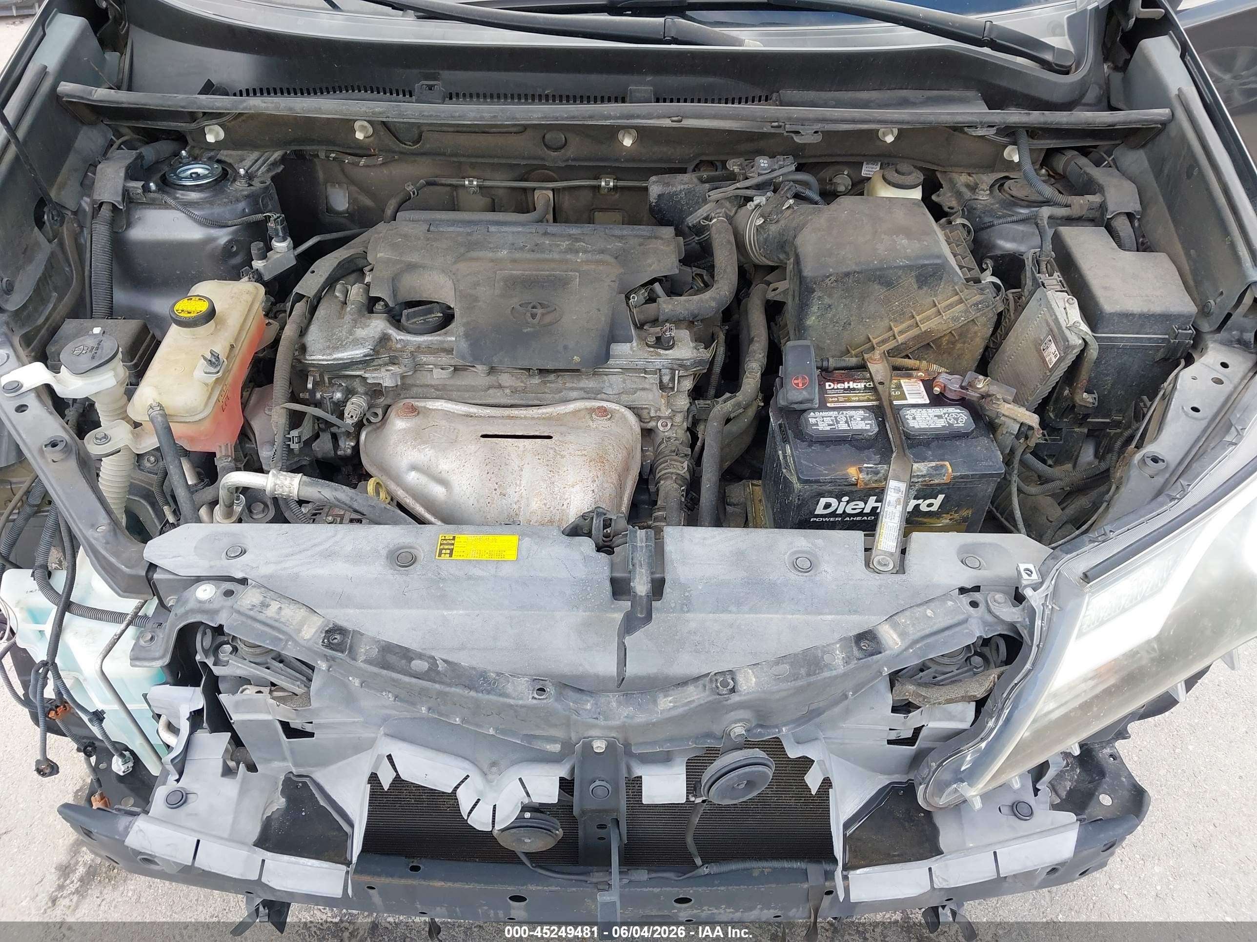 2015 Toyota Rav4 Le Gray vin: 2T3ZFREV8FW151722
