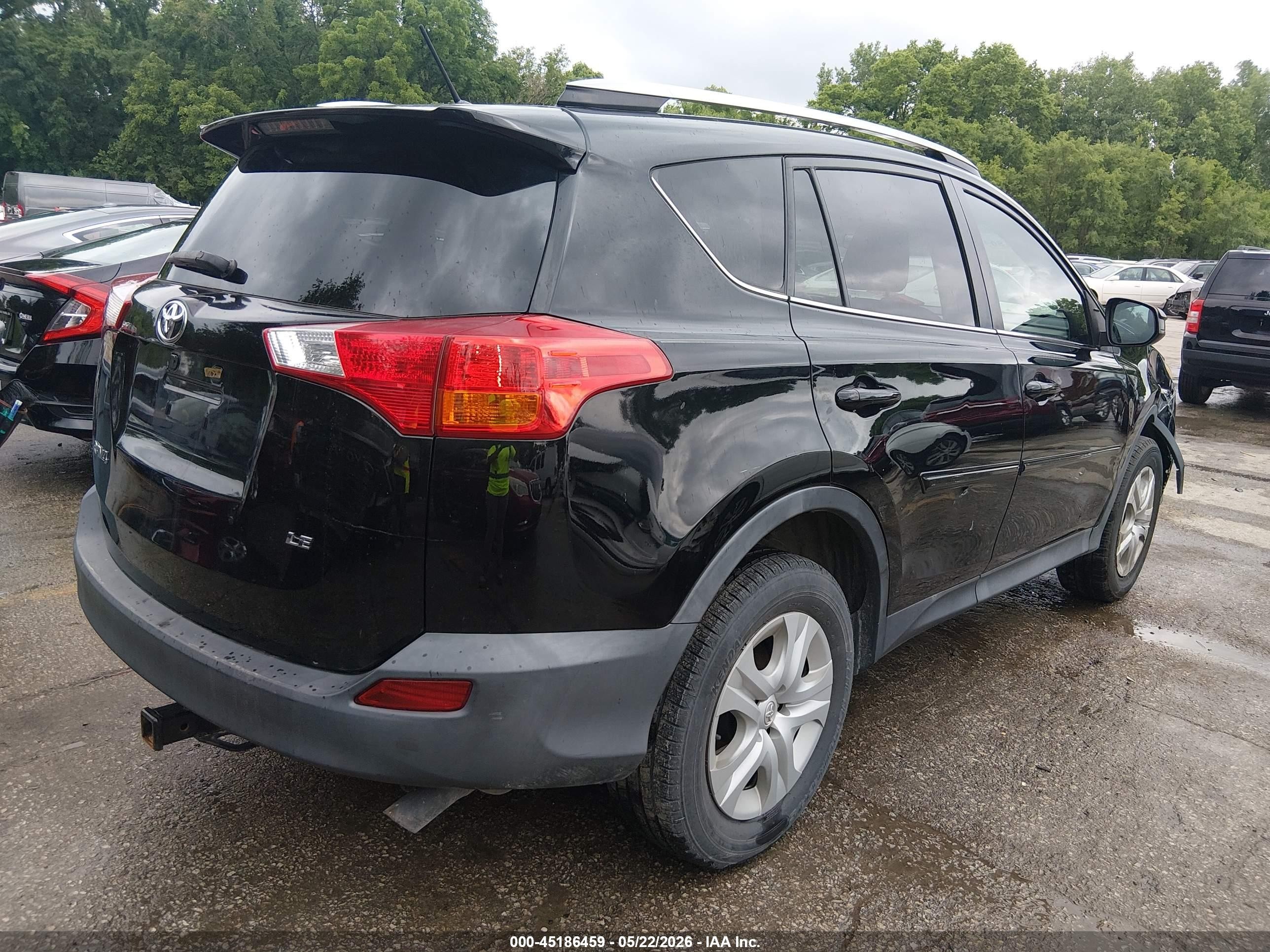 2015 Toyota Rav4 Le Black vin: 2T3ZFREV8FW152644