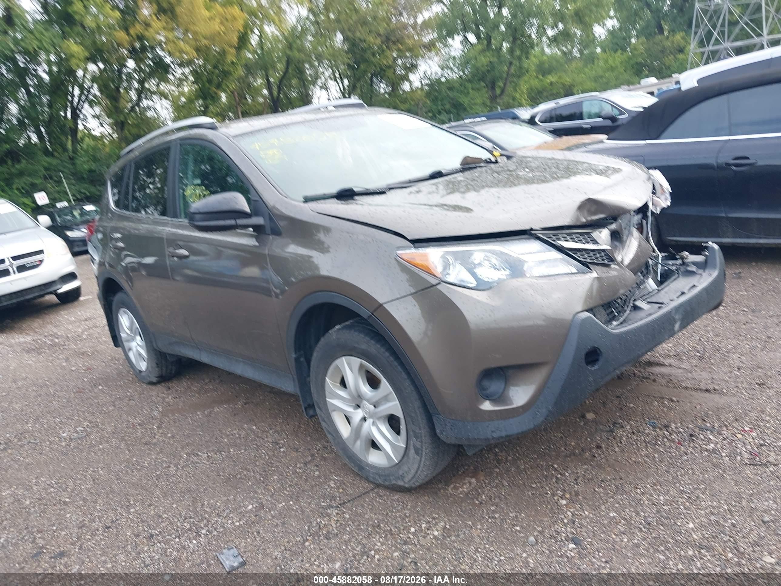 2015 Toyota Rav4 Le Brown vin: 2T3ZFREV8FW200658