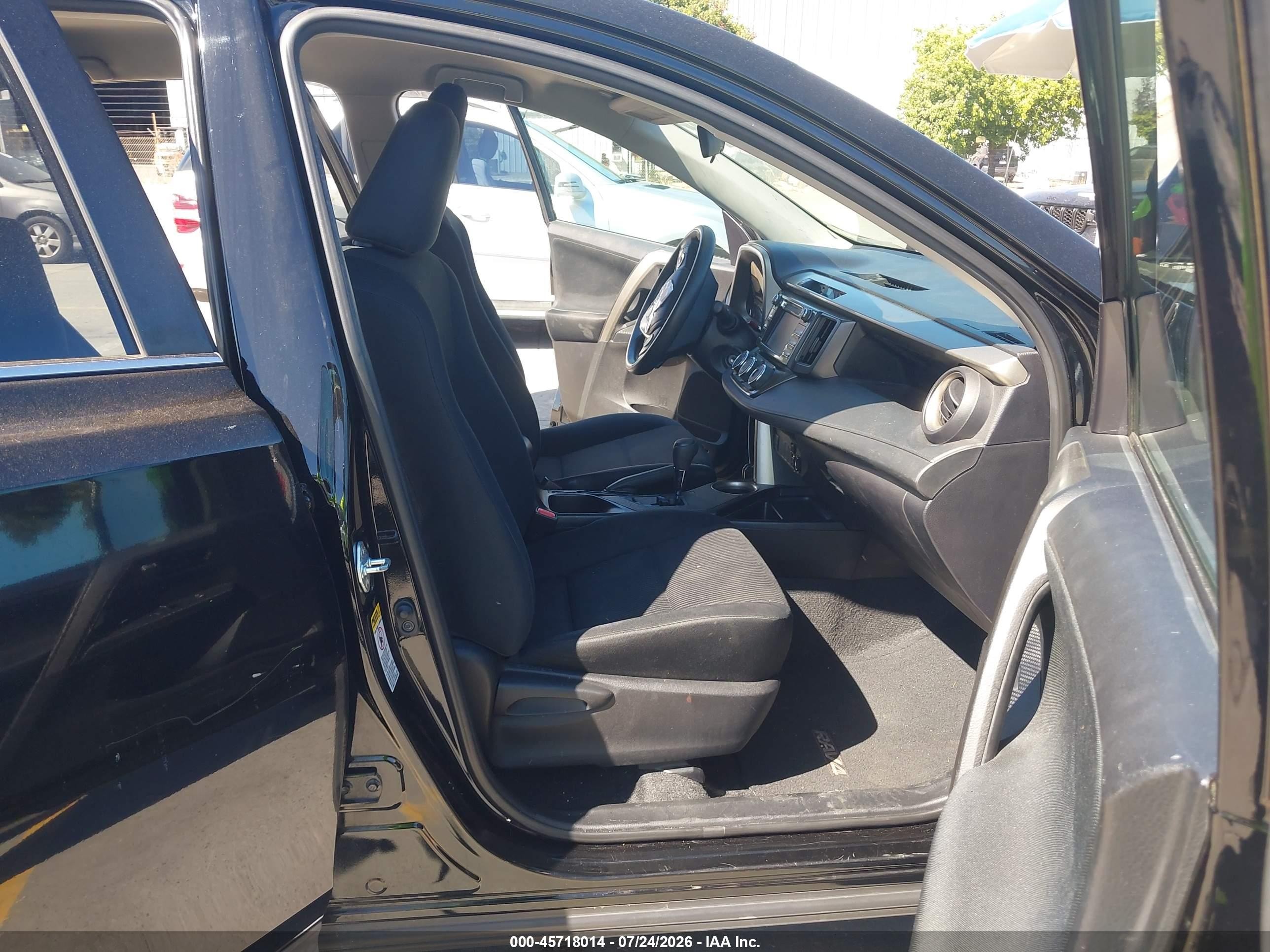 2015 Toyota Rav4 Le Черный vin: 2T3ZFREV8FW212941
