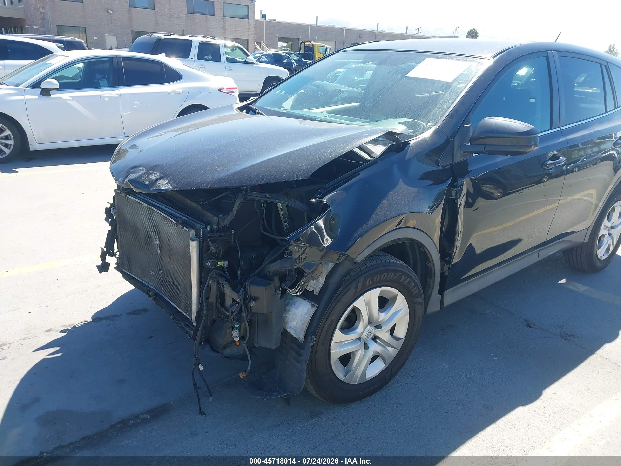 2015 Toyota Rav4 Le Черный vin: 2T3ZFREV8FW212941
