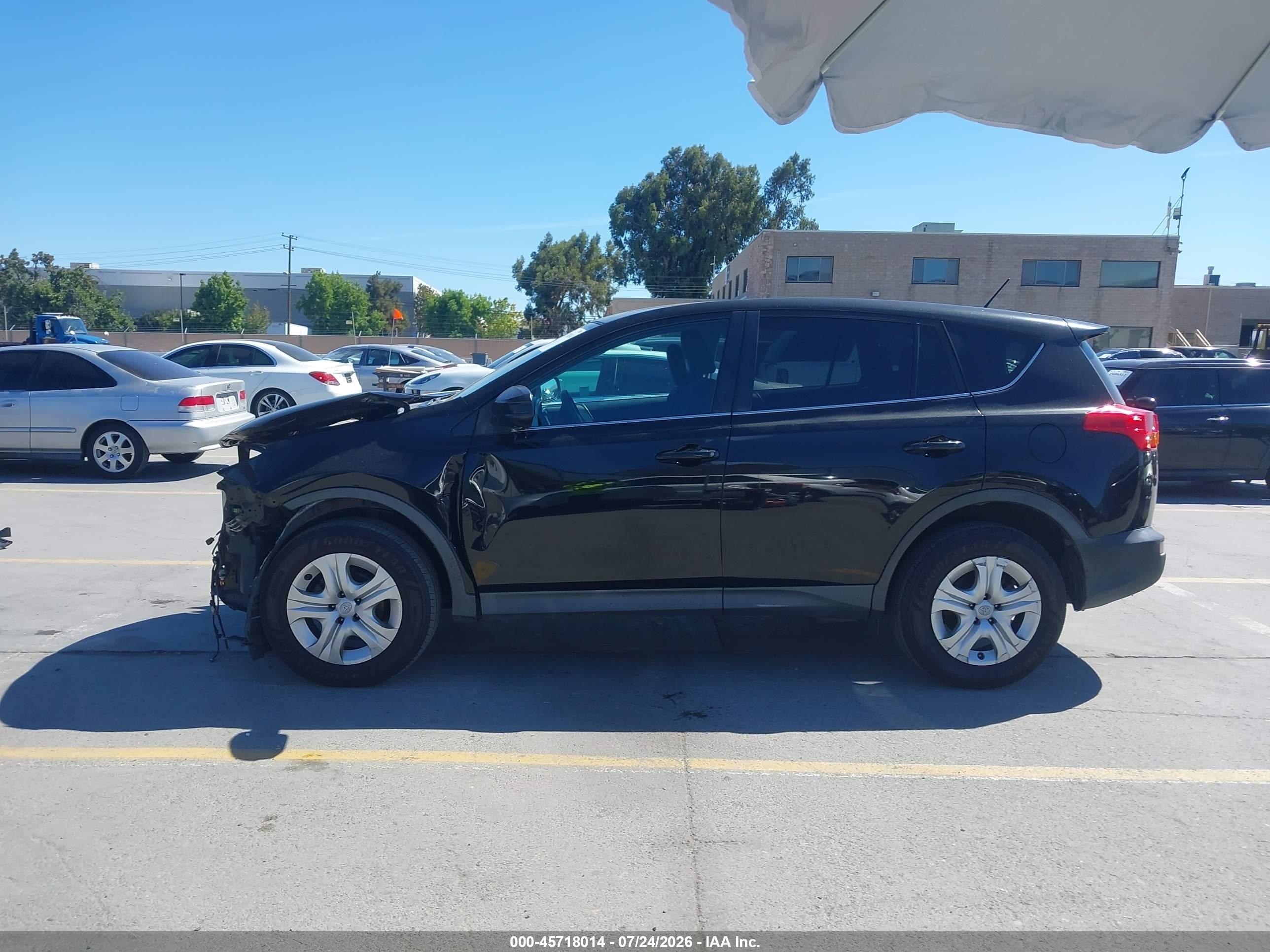 2015 Toyota Rav4 Le Черный vin: 2T3ZFREV8FW212941
