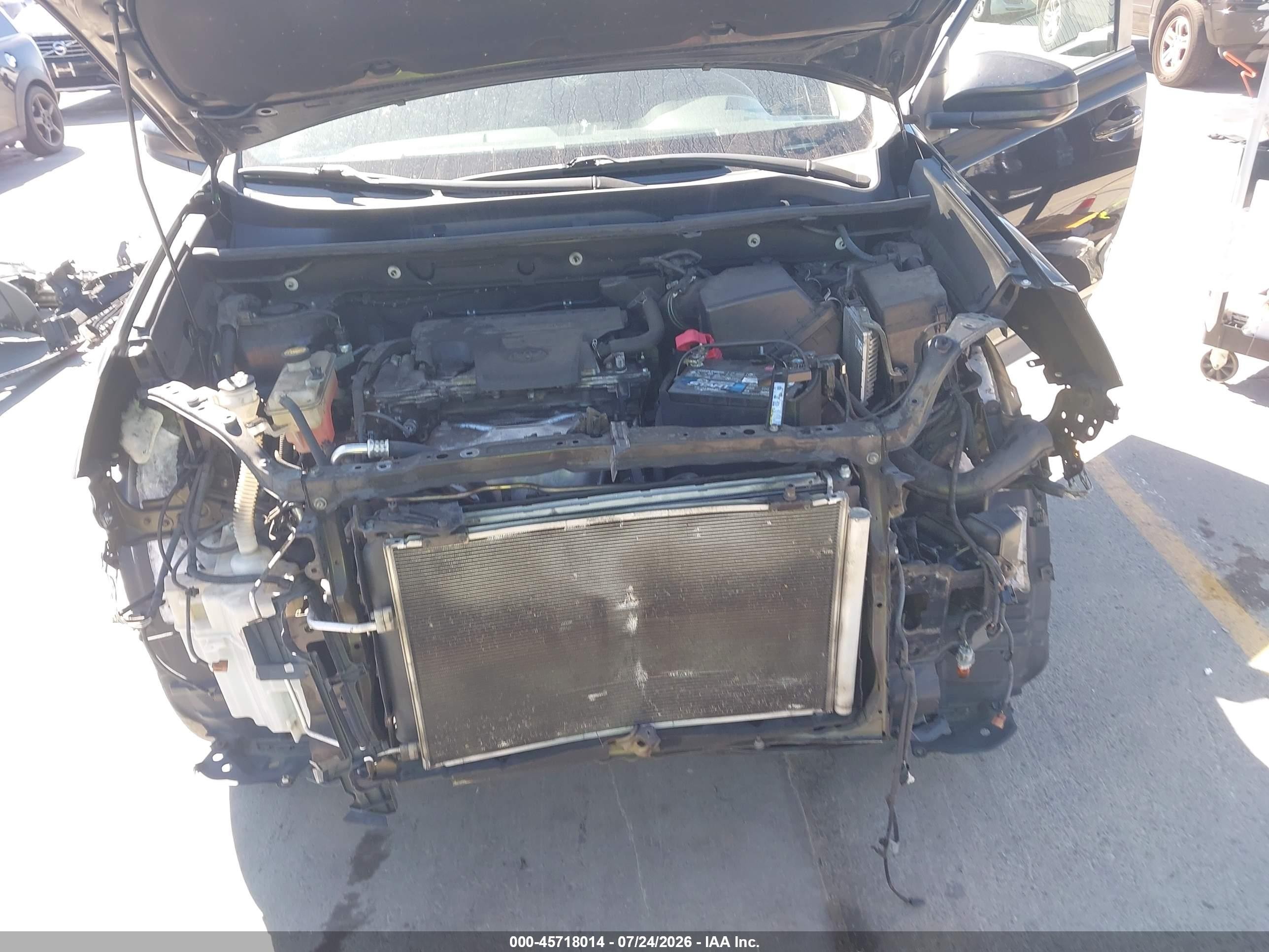 2015 Toyota Rav4 Le Черный vin: 2T3ZFREV8FW212941
