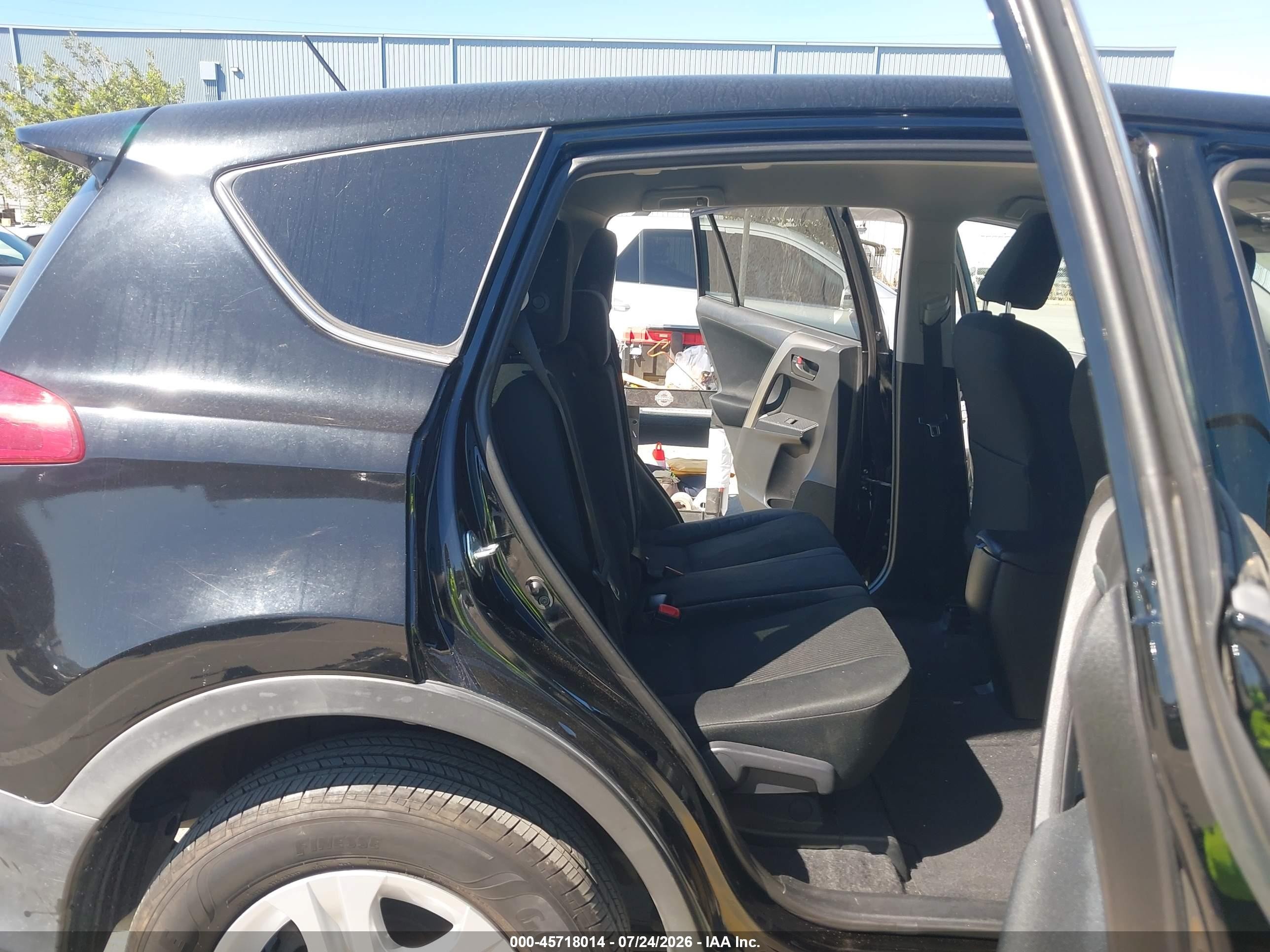 2015 Toyota Rav4 Le Черный vin: 2T3ZFREV8FW212941