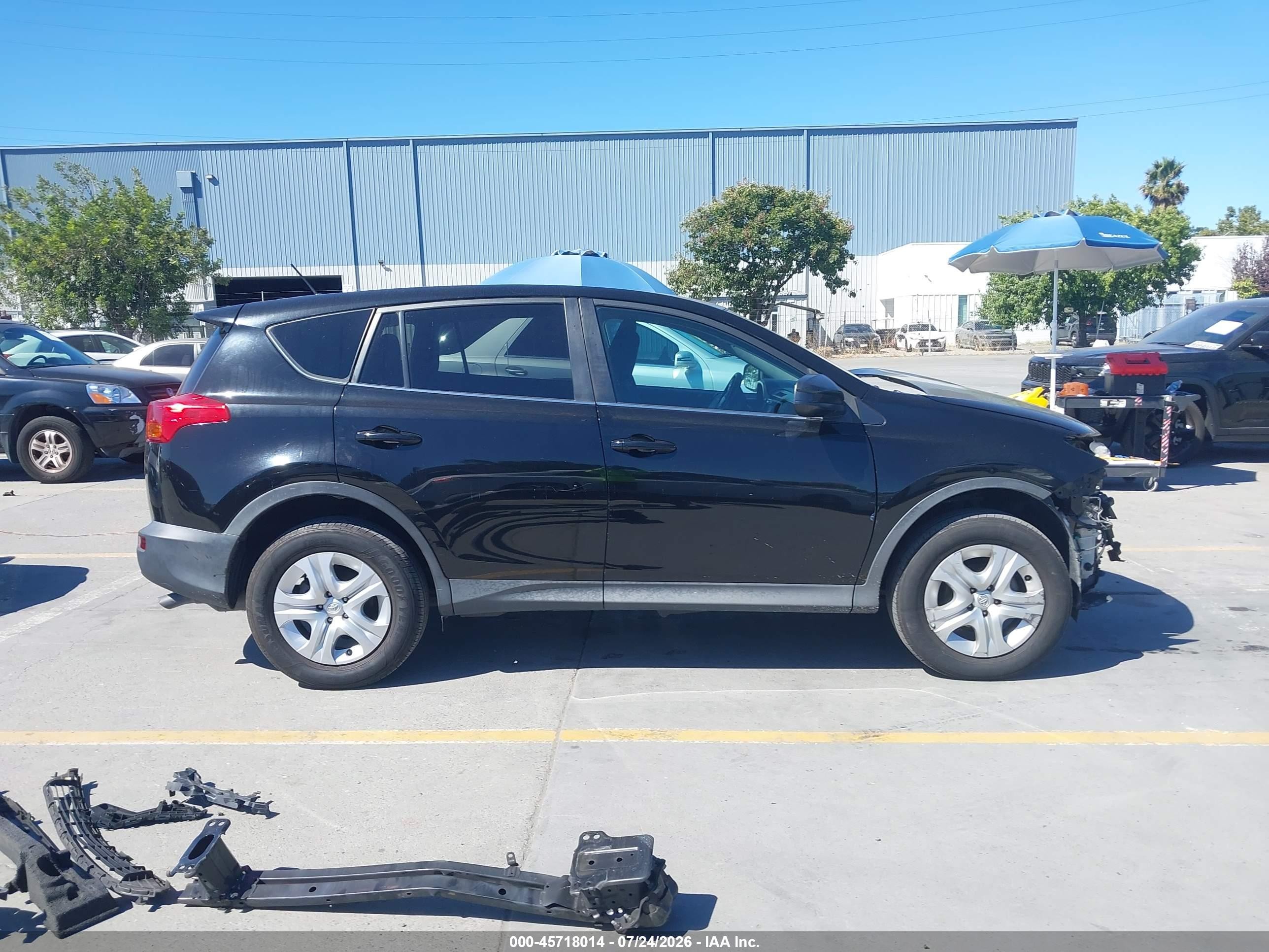 2015 Toyota Rav4 Le Черный vin: 2T3ZFREV8FW212941