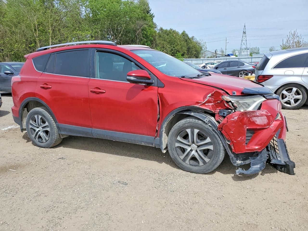 2016 Toyota Rav4 Le Красный vin: 2T3ZFREV8GW254530