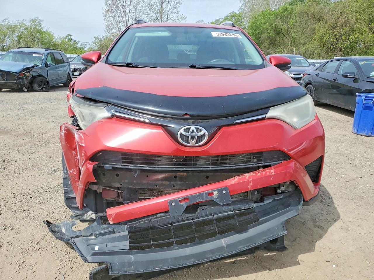 2016 Toyota Rav4 Le Красный vin: 2T3ZFREV8GW254530