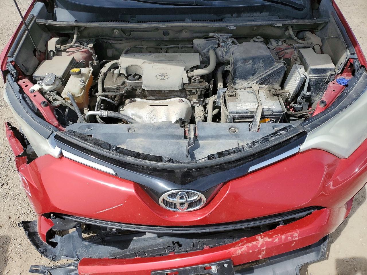 2016 Toyota Rav4 Le Красный vin: 2T3ZFREV8GW254530