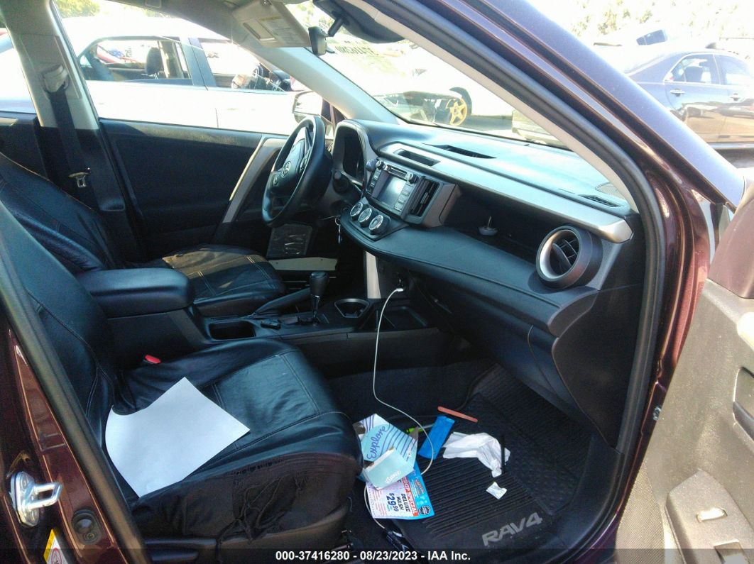 2017 Toyota Rav4 Le Burgundy vin: 2T3ZFREV8HW373034