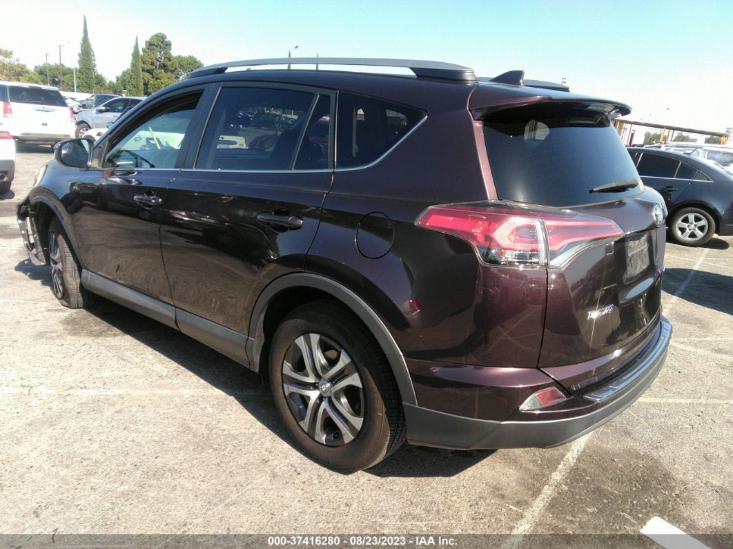2017 Toyota Rav4 Le Burgundy vin: 2T3ZFREV8HW373034