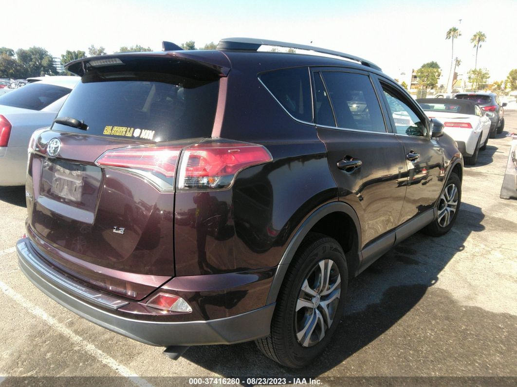 2017 Toyota Rav4 Le Burgundy vin: 2T3ZFREV8HW373034