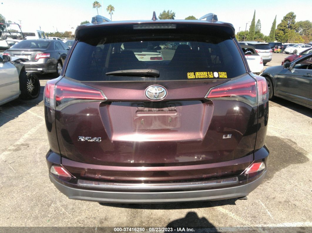 2017 Toyota Rav4 Le Burgundy vin: 2T3ZFREV8HW373034