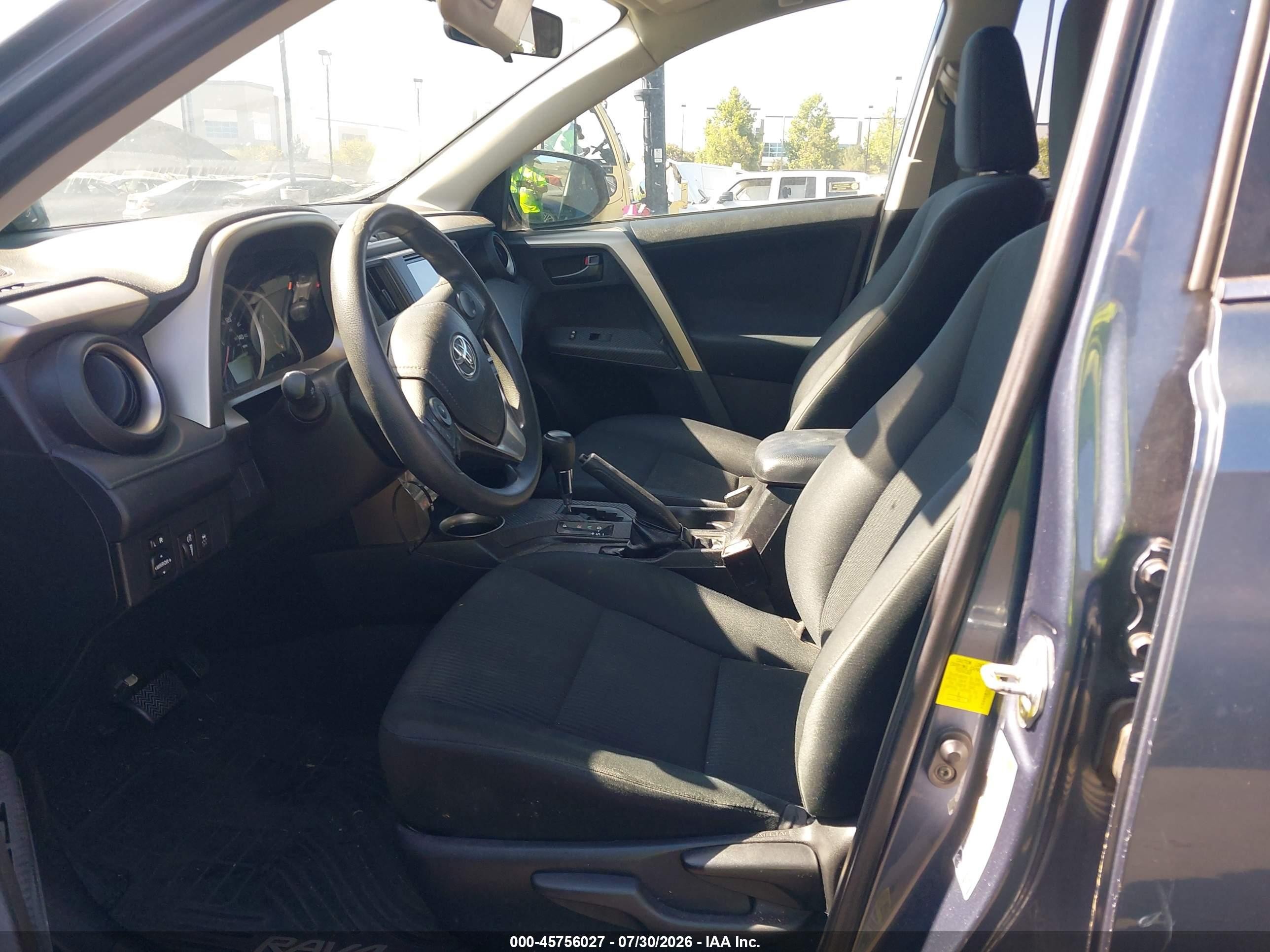 2014 Toyota Rav4 Le Blue vin: 2T3ZFREV9EW087088