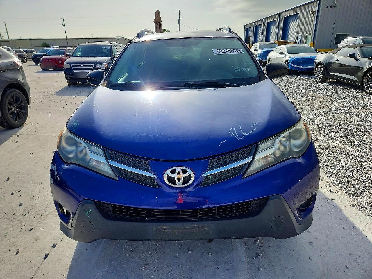 2014 Toyota Rav4 Le Blue vin: 2T3ZFREV9EW087849