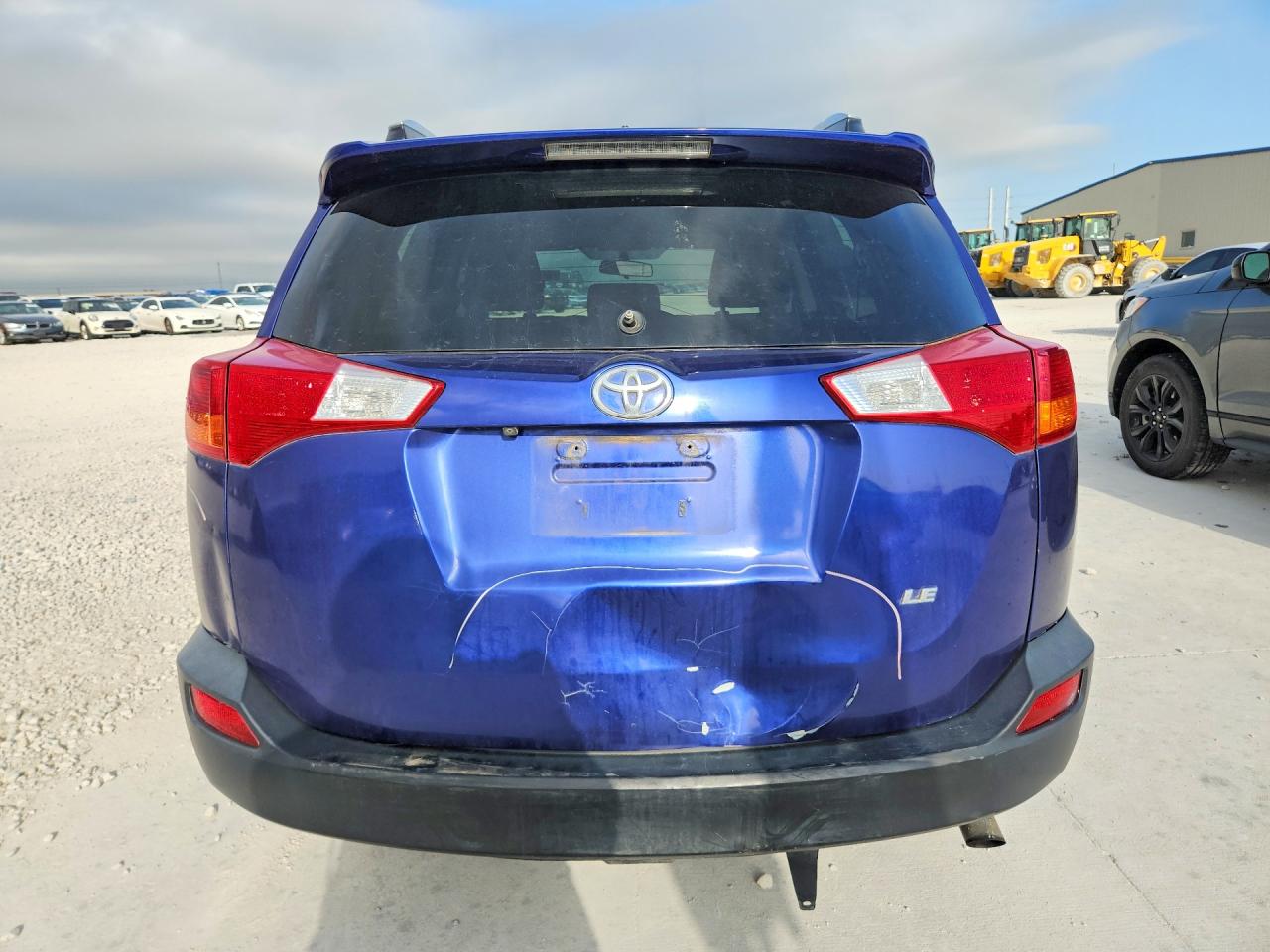 2014 Toyota Rav4 Le Blue vin: 2T3ZFREV9EW087849