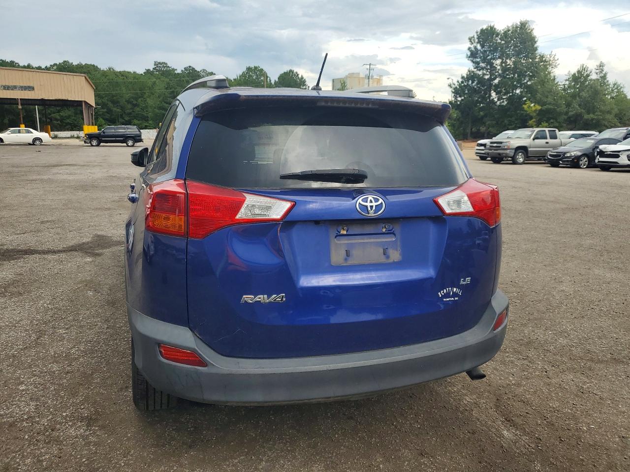 2014 Toyota Rav4 Le Синий vin: 2T3ZFREV9EW089651