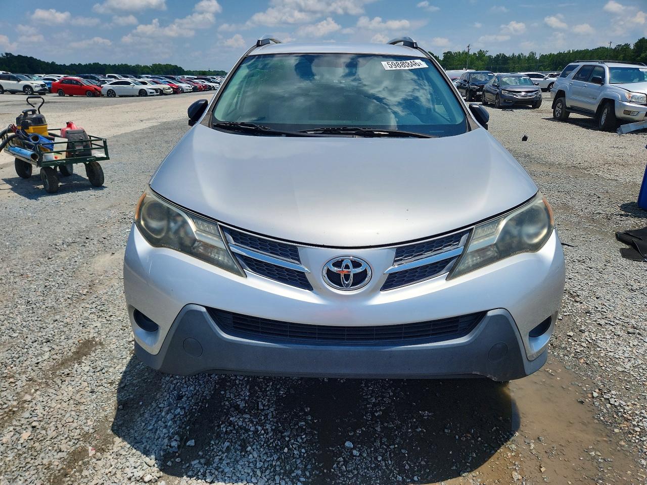 2014 Toyota Rav4 Le Silver vin: 2T3ZFREV9EW102608