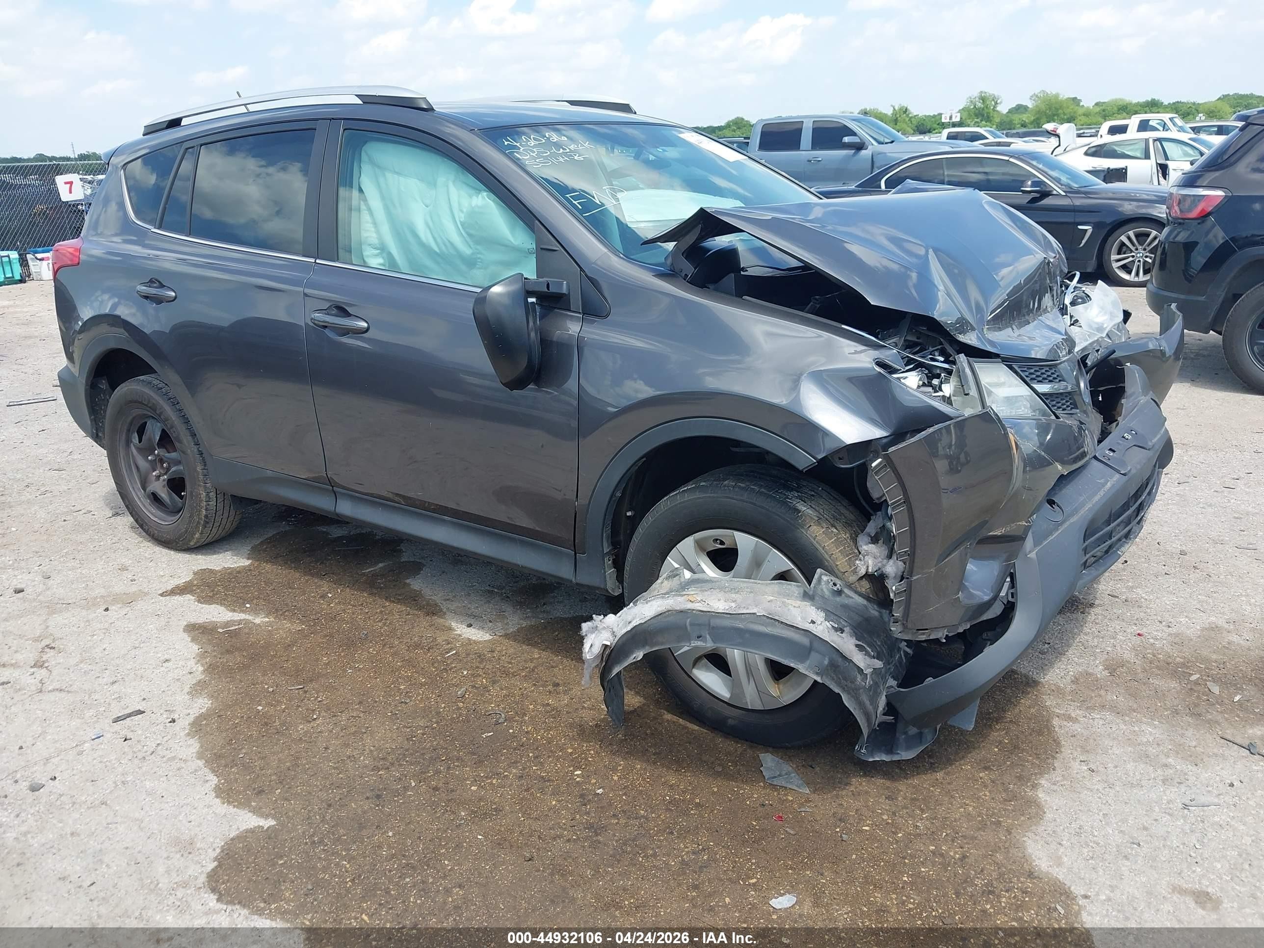 2015 Toyota Rav4 Le Gray vin: 2T3ZFREV9FW136386
