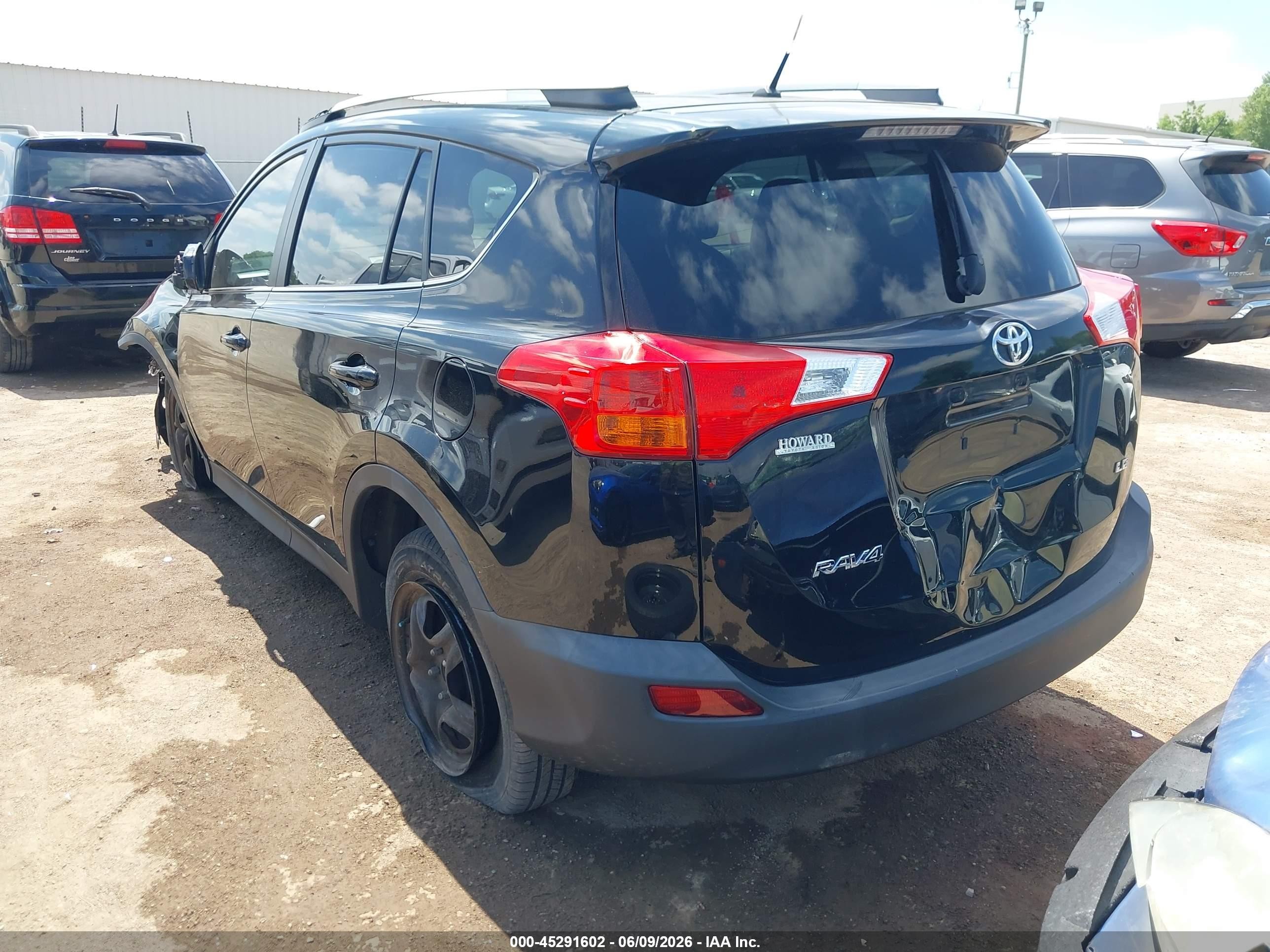 2015 Toyota Rav4 Le Black vin: 2T3ZFREV9FW172188
