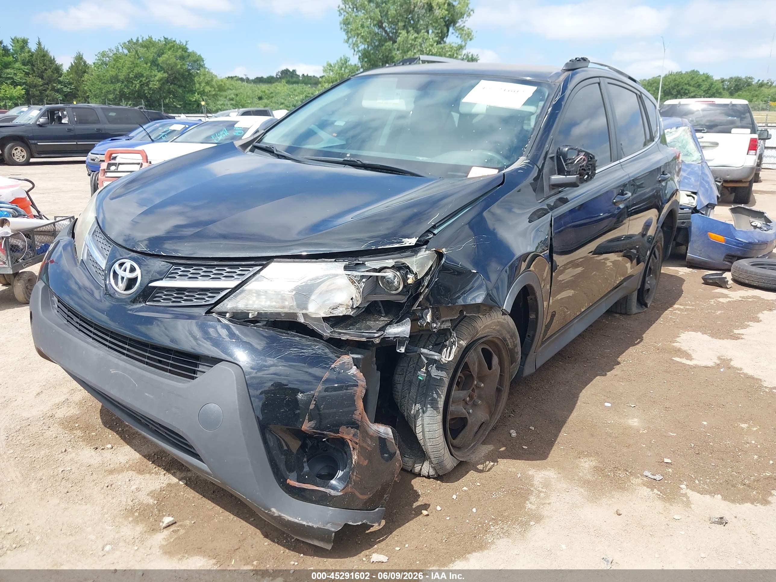 2015 Toyota Rav4 Le Black vin: 2T3ZFREV9FW172188