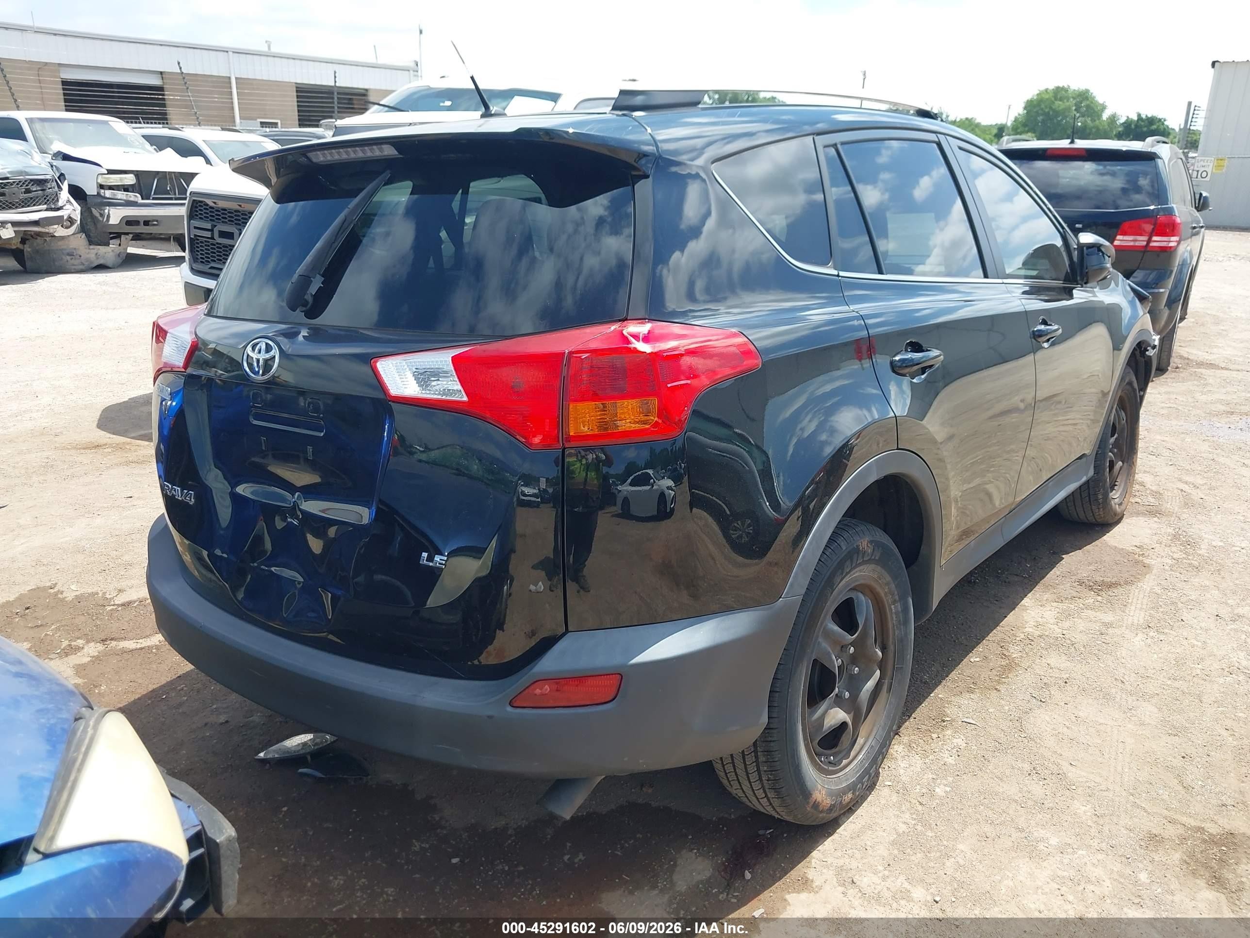 2015 Toyota Rav4 Le Black vin: 2T3ZFREV9FW172188