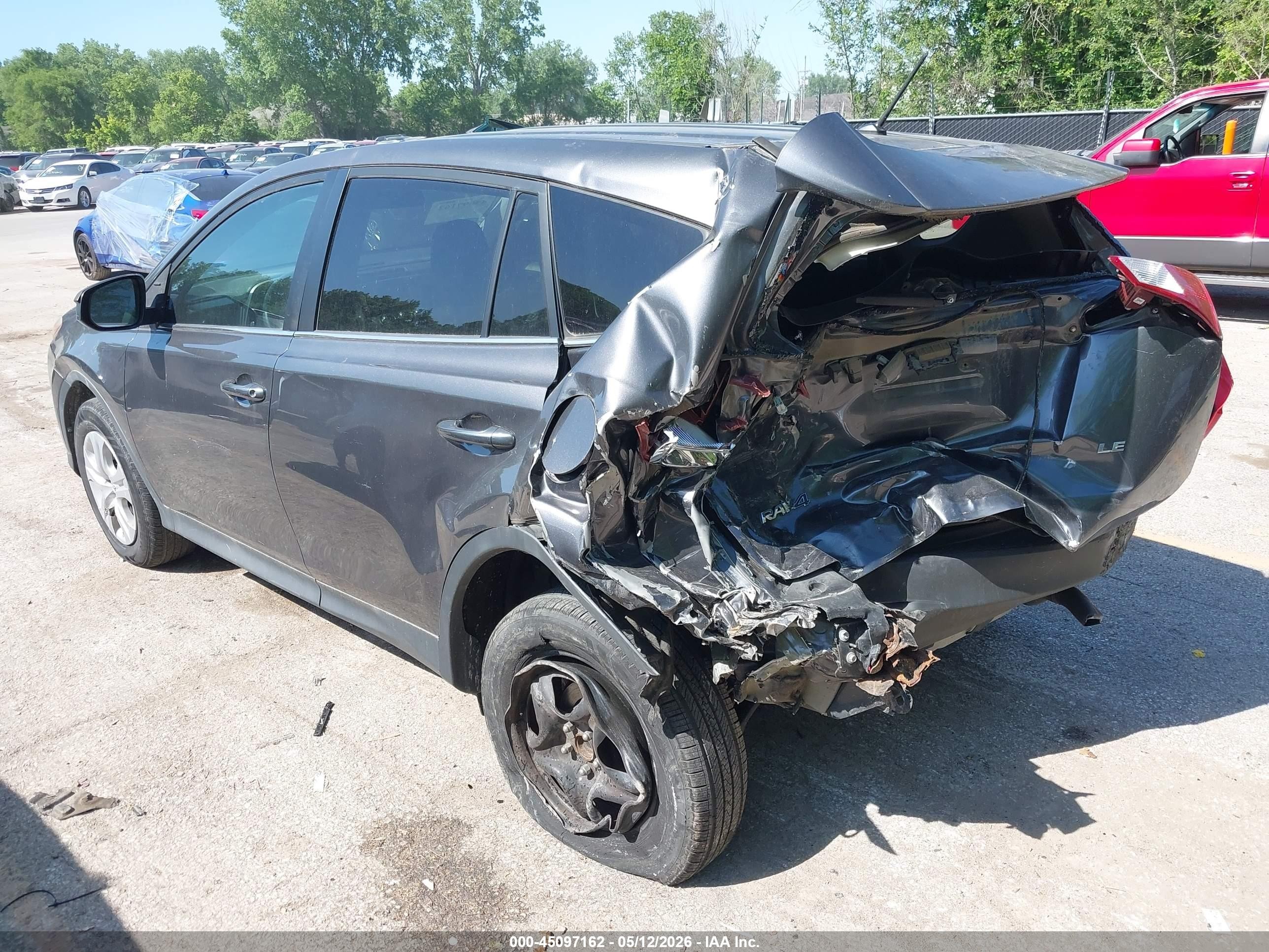 2015 Toyota Rav4 Le Gray vin: 2T3ZFREV9FW192487