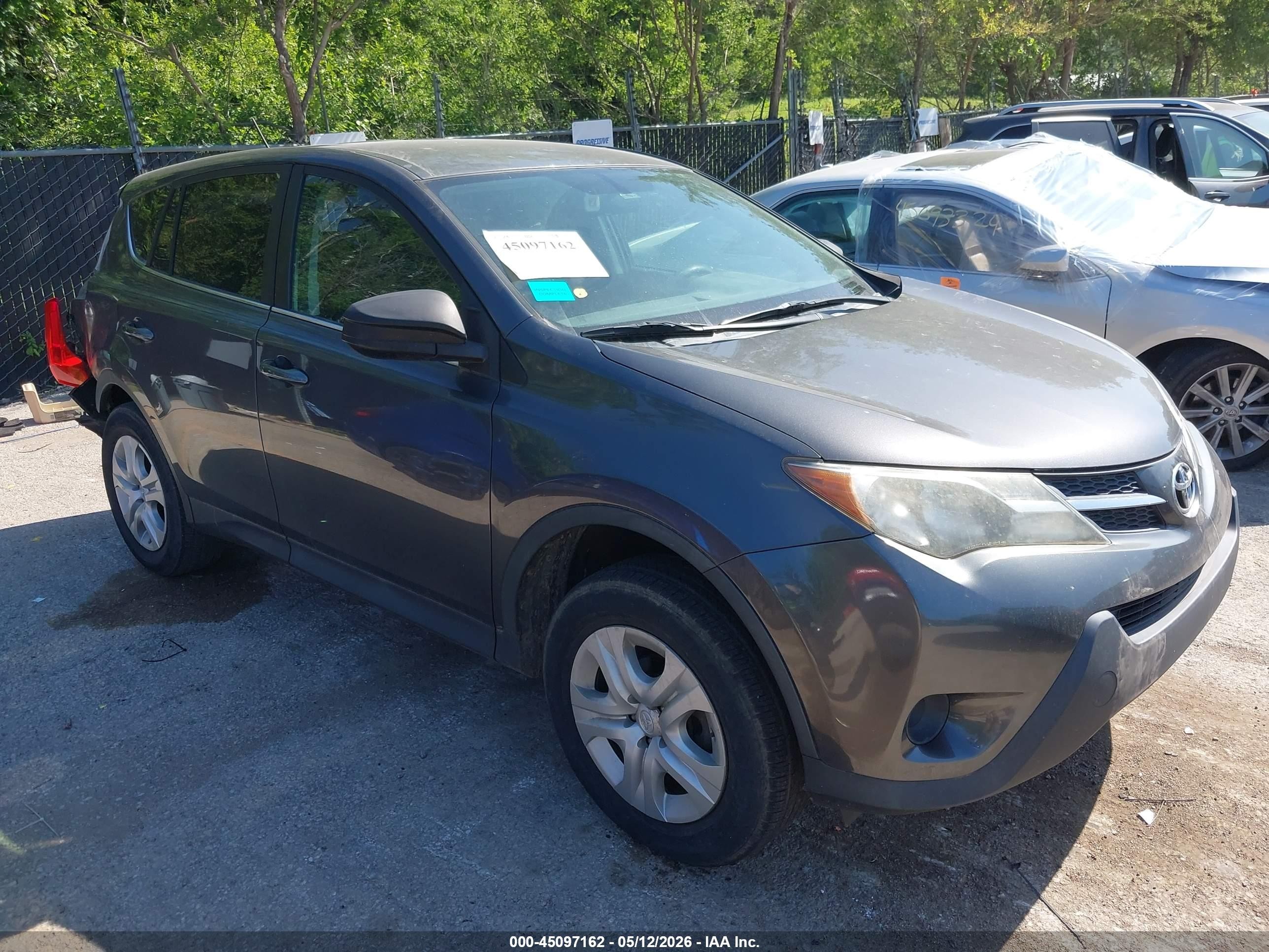 2015 Toyota Rav4 Le Gray vin: 2T3ZFREV9FW192487