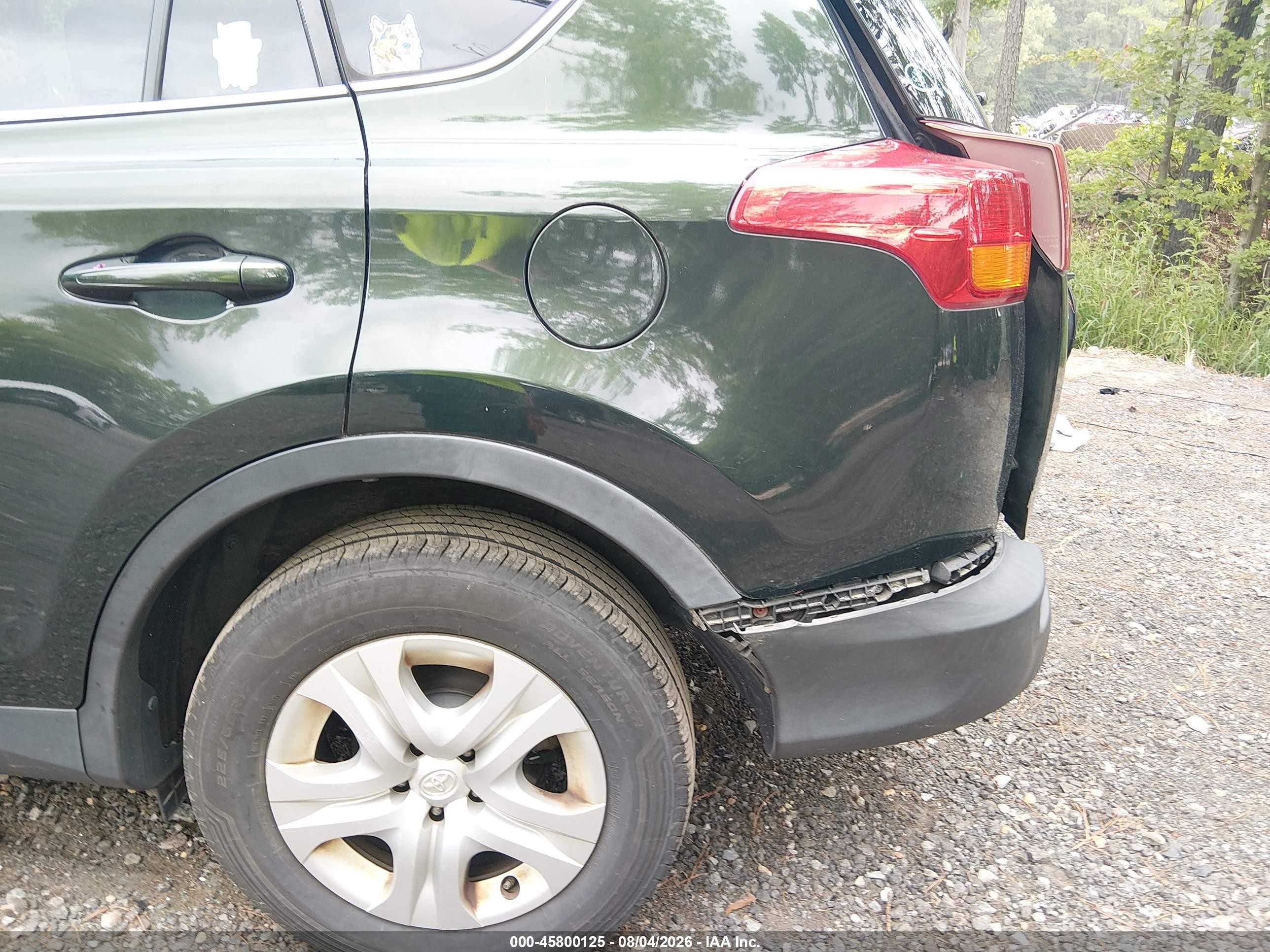 2013 Toyota Rav4 Le Green vin: 2T3ZFREVXDW017873