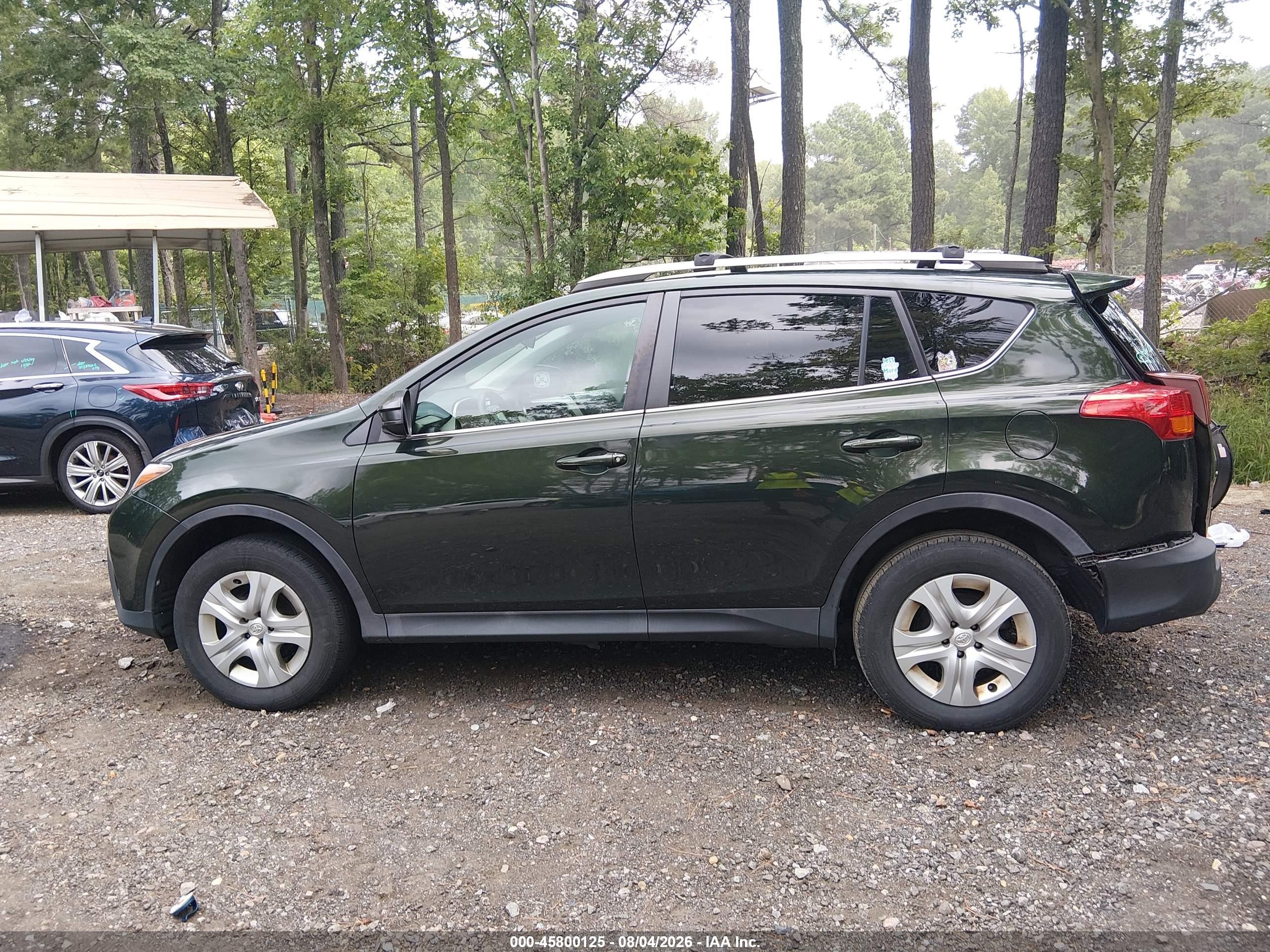 2013 Toyota Rav4 Le Green vin: 2T3ZFREVXDW017873