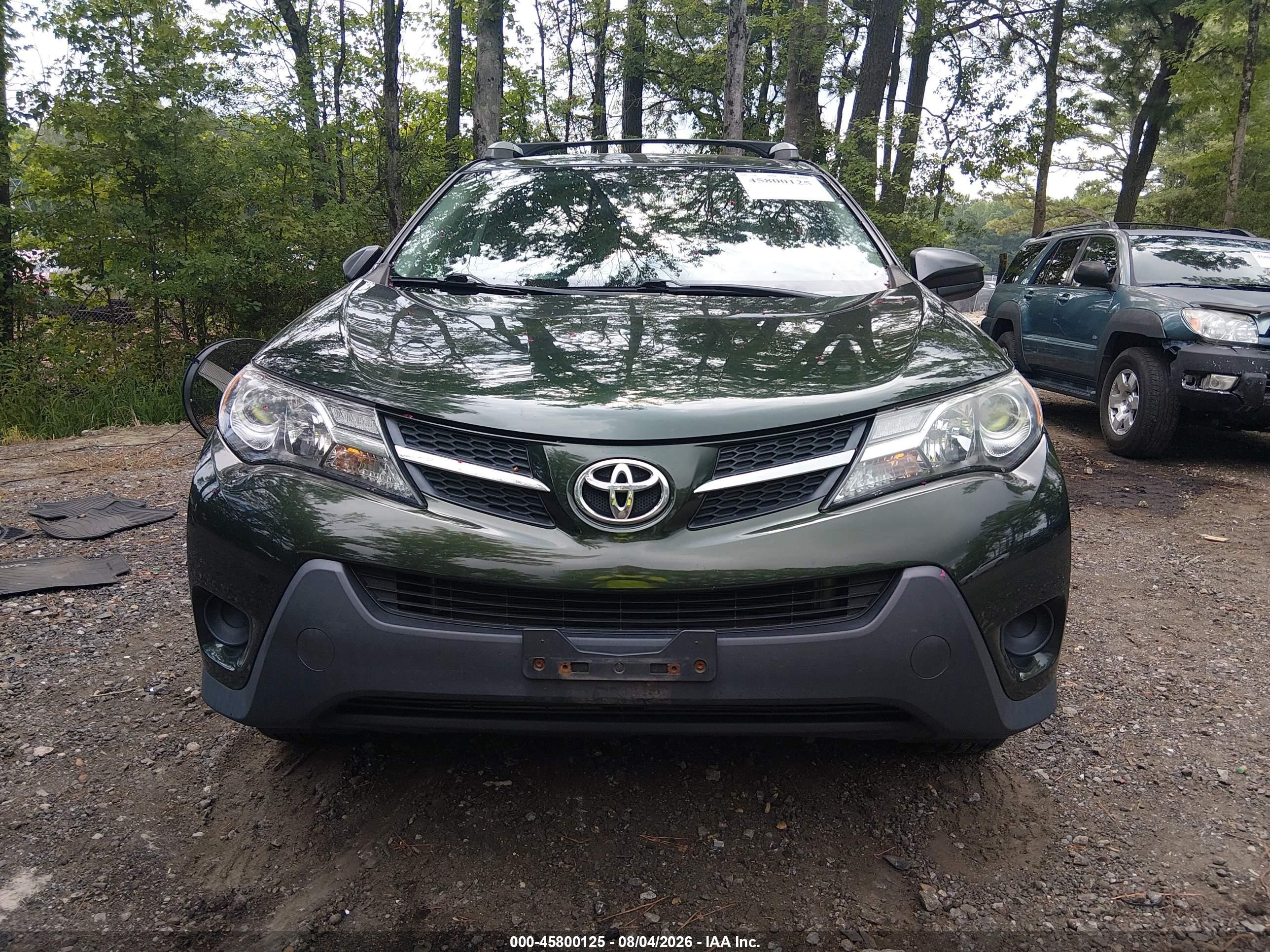 2013 Toyota Rav4 Le Green vin: 2T3ZFREVXDW017873