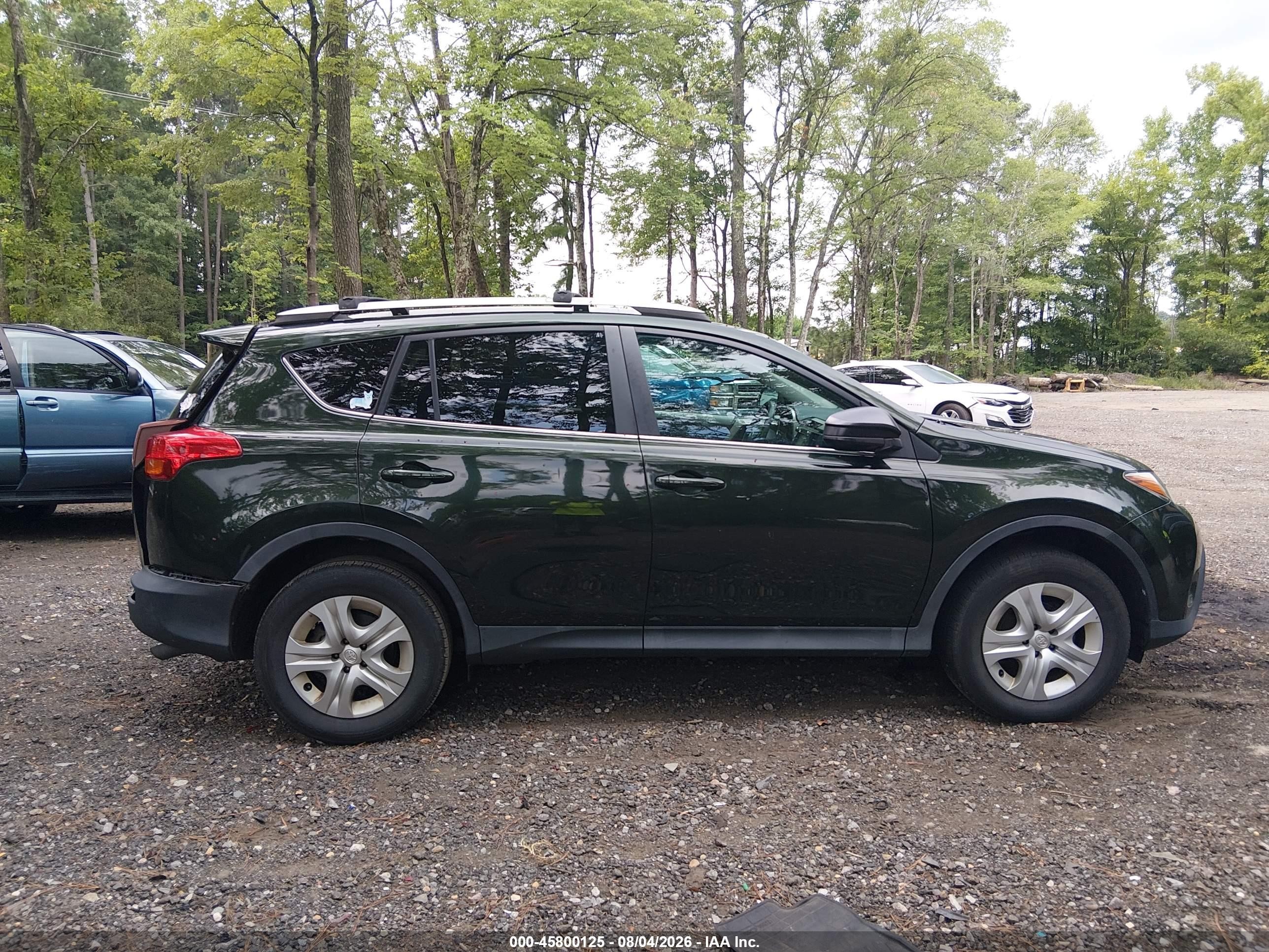 2013 Toyota Rav4 Le Green vin: 2T3ZFREVXDW017873